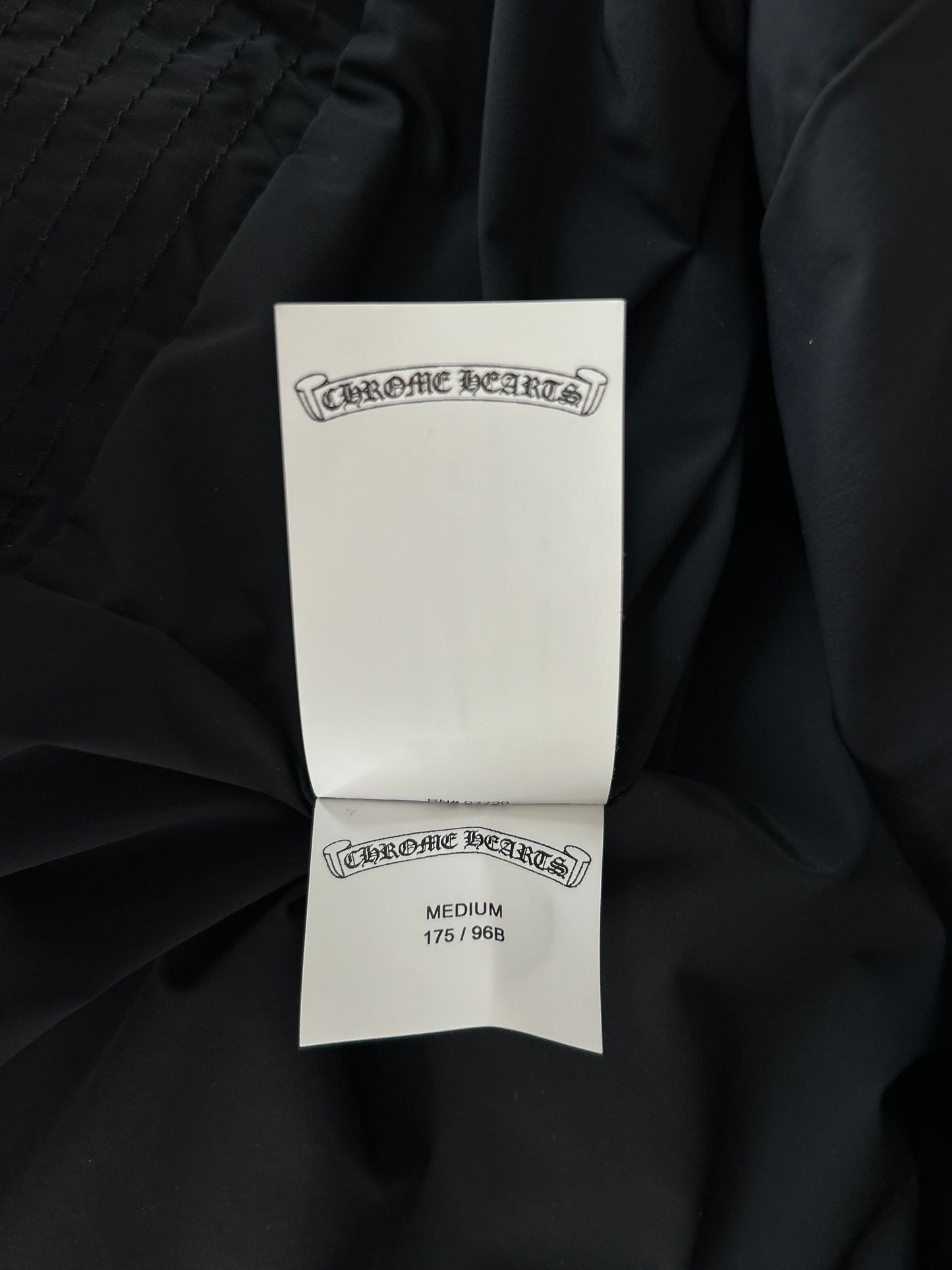 Chrome Hearts Black "Missing Link" Nylon Jacket