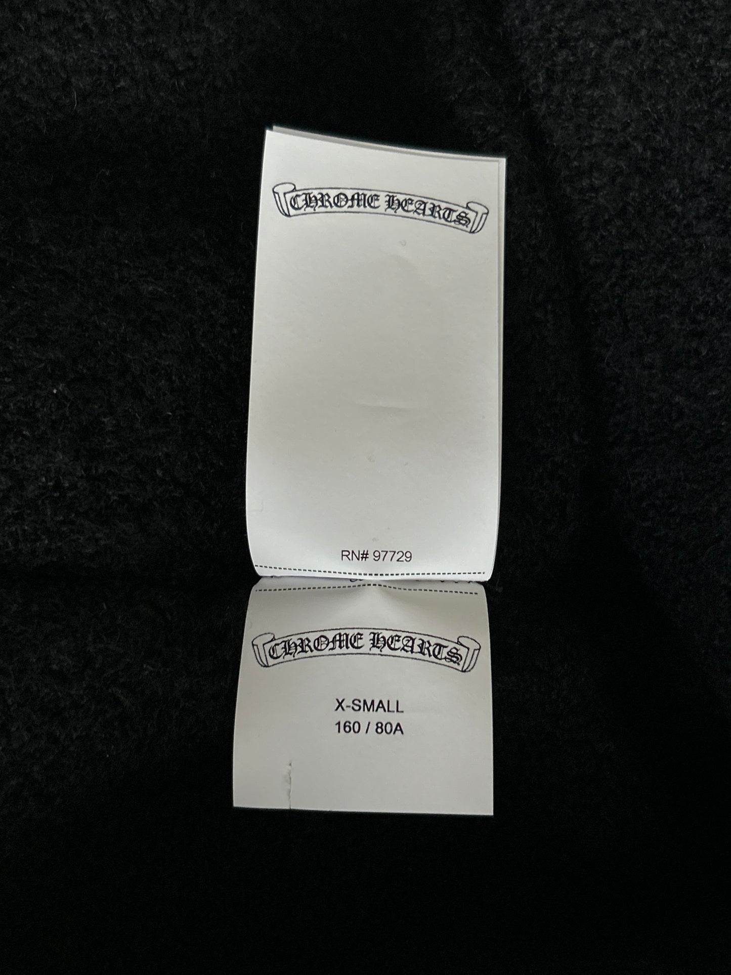 Chrome Hearts Black & Cheetah Cross Patch Cashmere Sweater