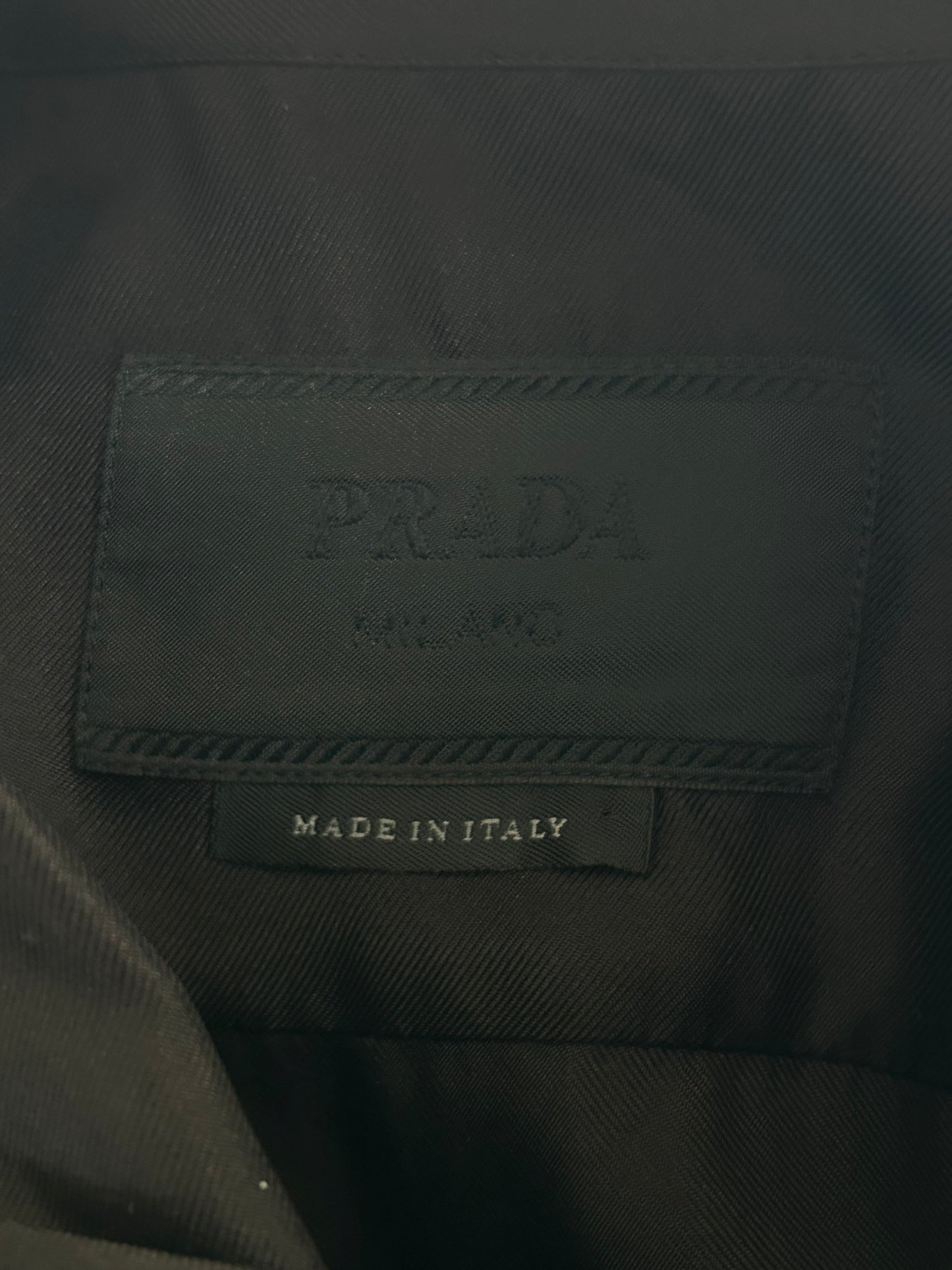 Prada Black & White Logo Shirt