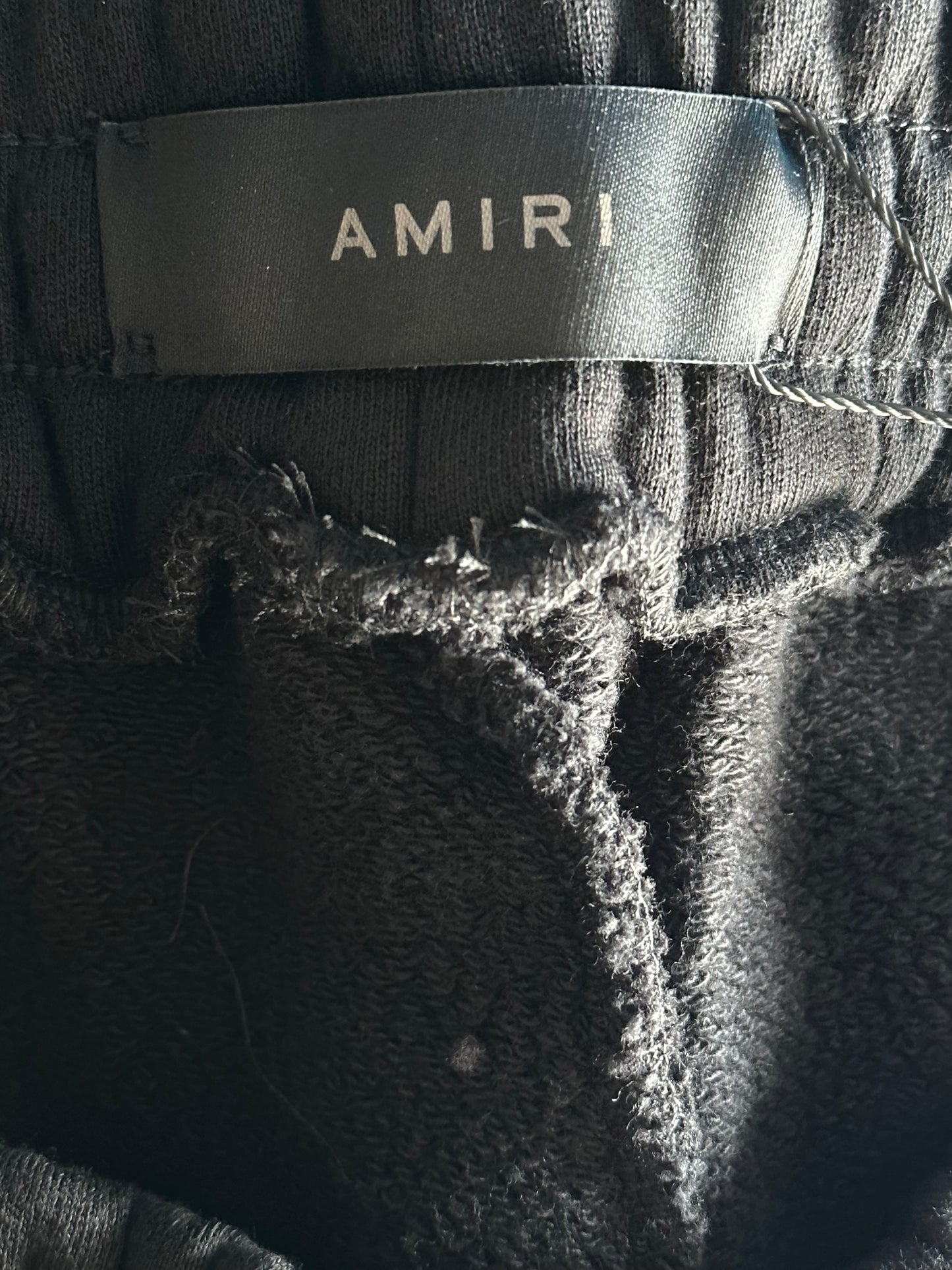 Amiri Black & White 22 Logo Shorts