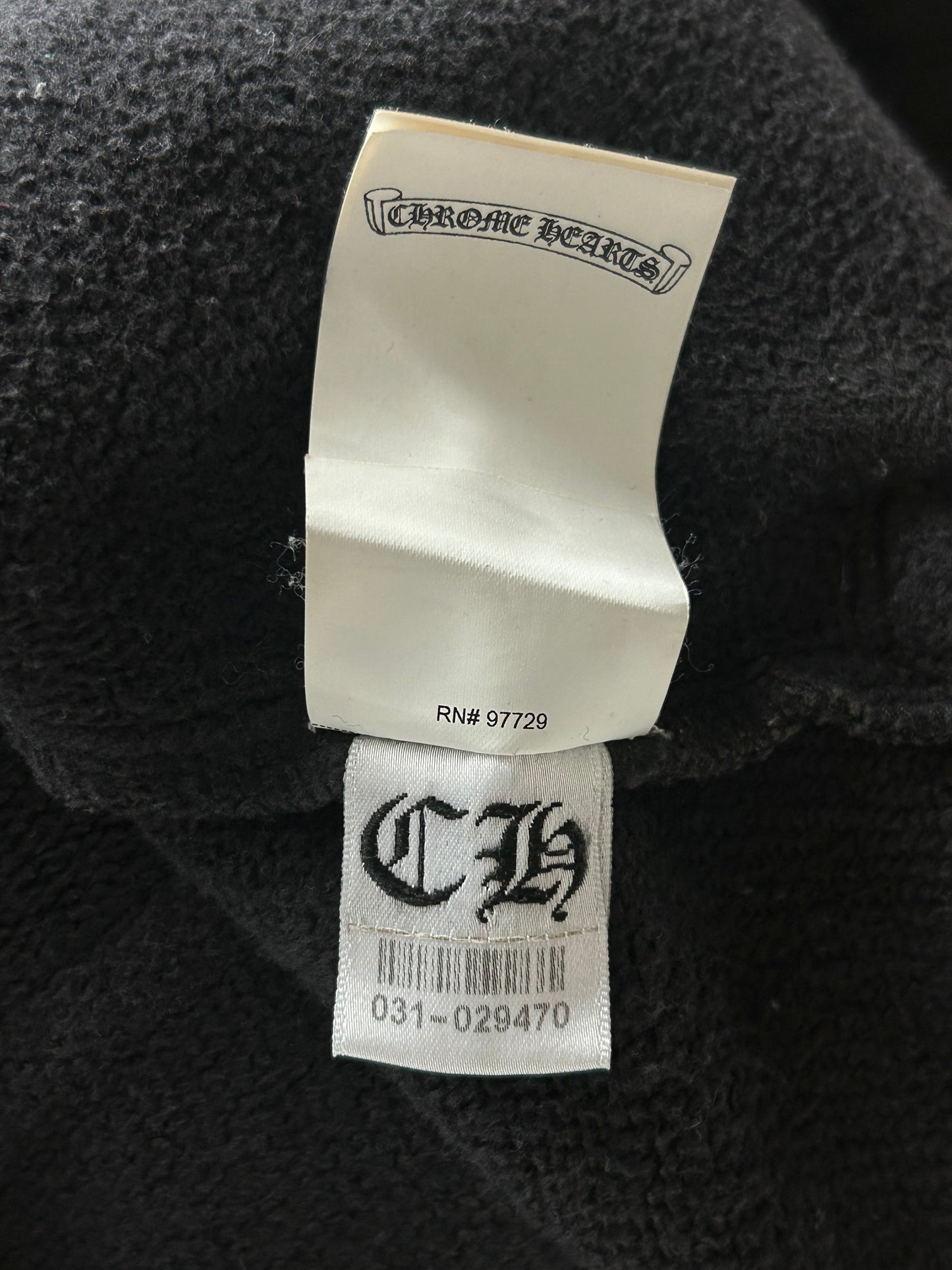 Chrome Hearts Black Triple Cross Patch Paper Jam Sweatpants