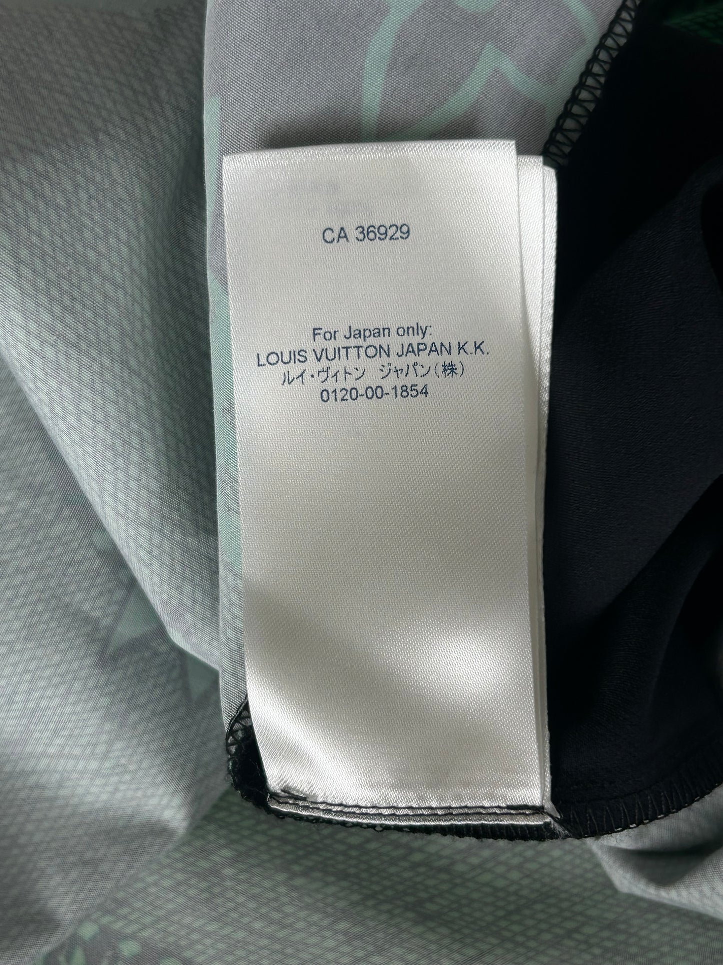 Louis Vuitton Green & Black Monogram Shirt