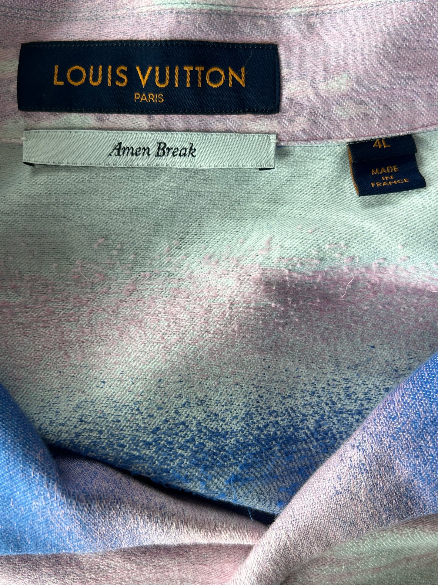 Louis Vuitton Multicolor Landscape Button Up Shirt