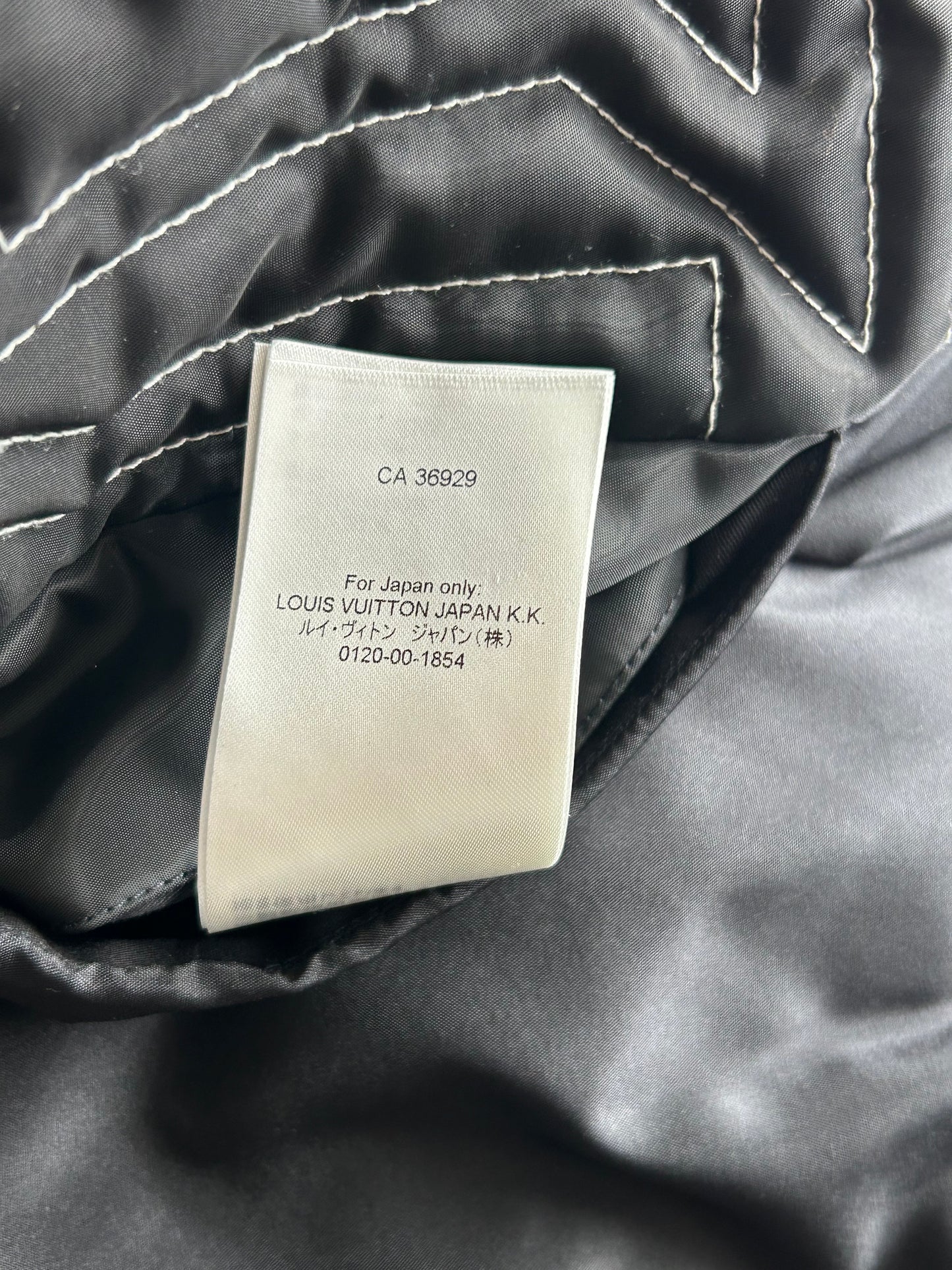 Louis Vuitton Black & White Snow Capsule Puffer Jacket