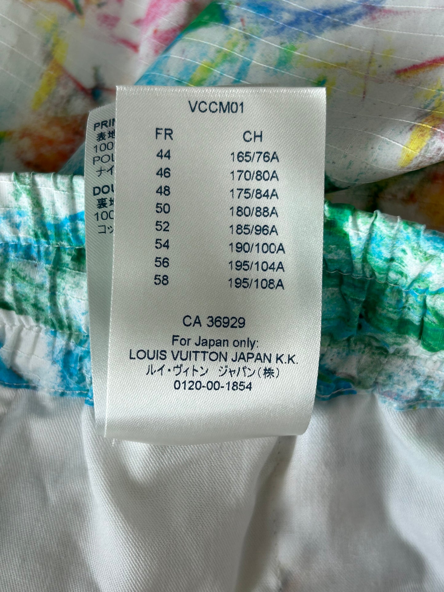 Louis Vuitton White Multicolor Pastel Monogram Swimshorts