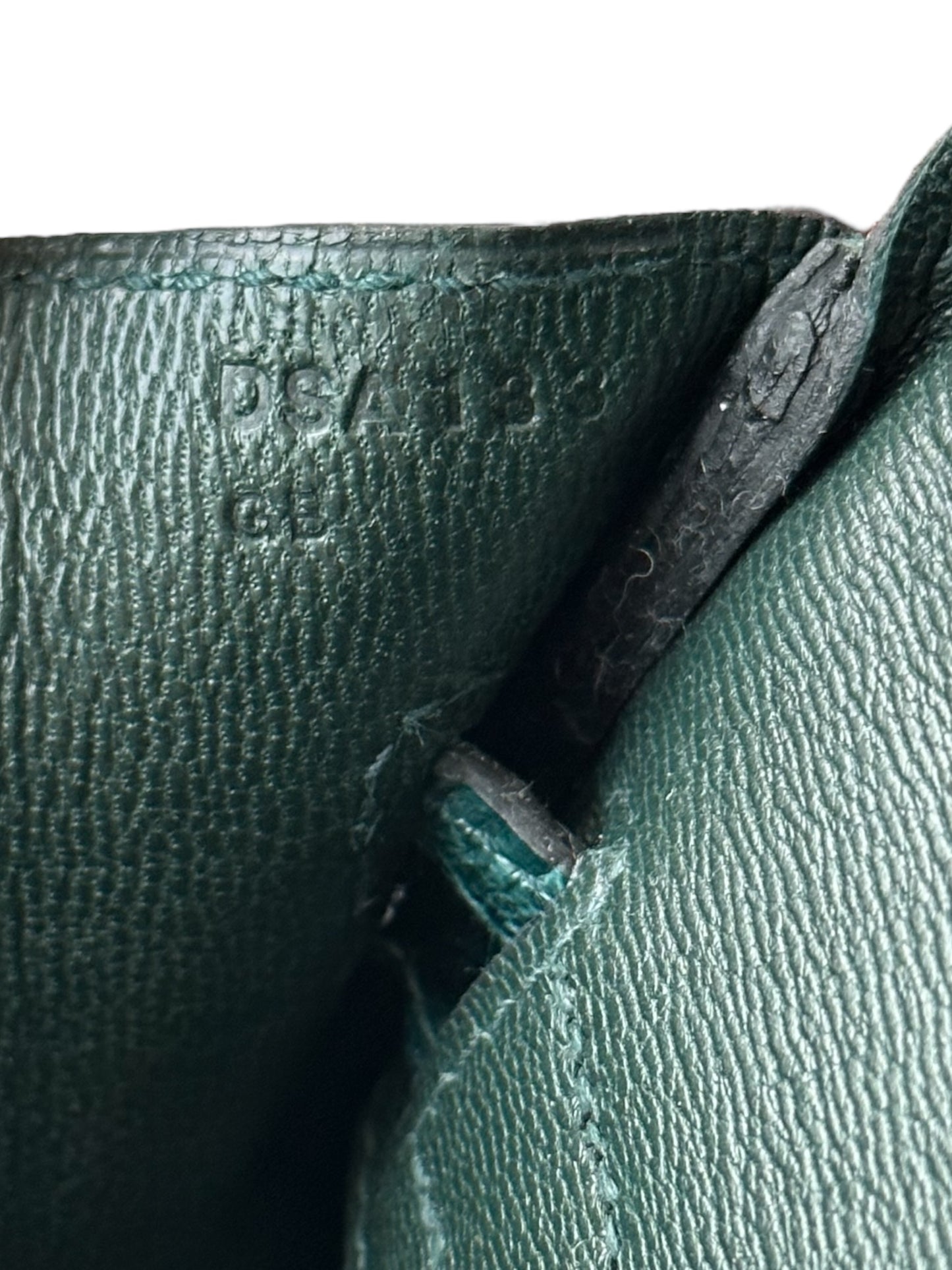 Hermes Vert Green Shiny Porous Crocodile Birkin 30