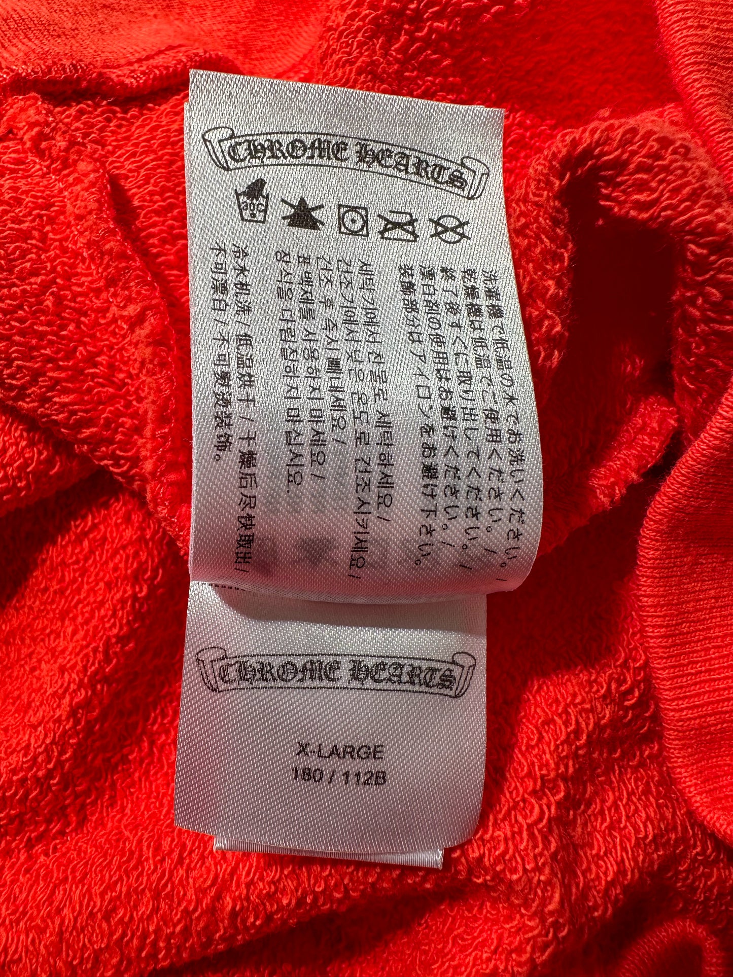 Chrome Hearts Matty Boy Red Spark Sweater