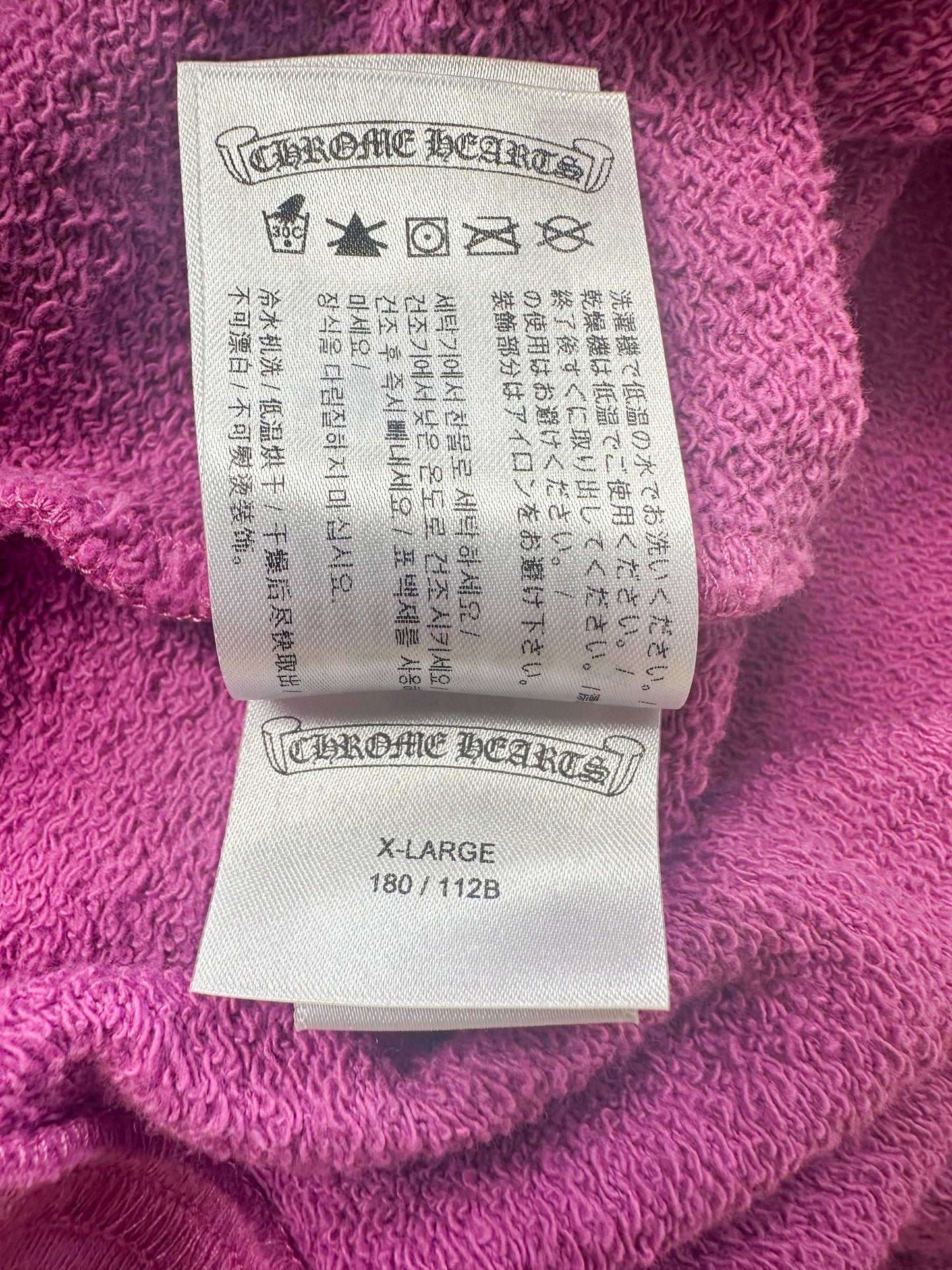 Chrome Hearts Matty Boy Purple Spider Web Sweater