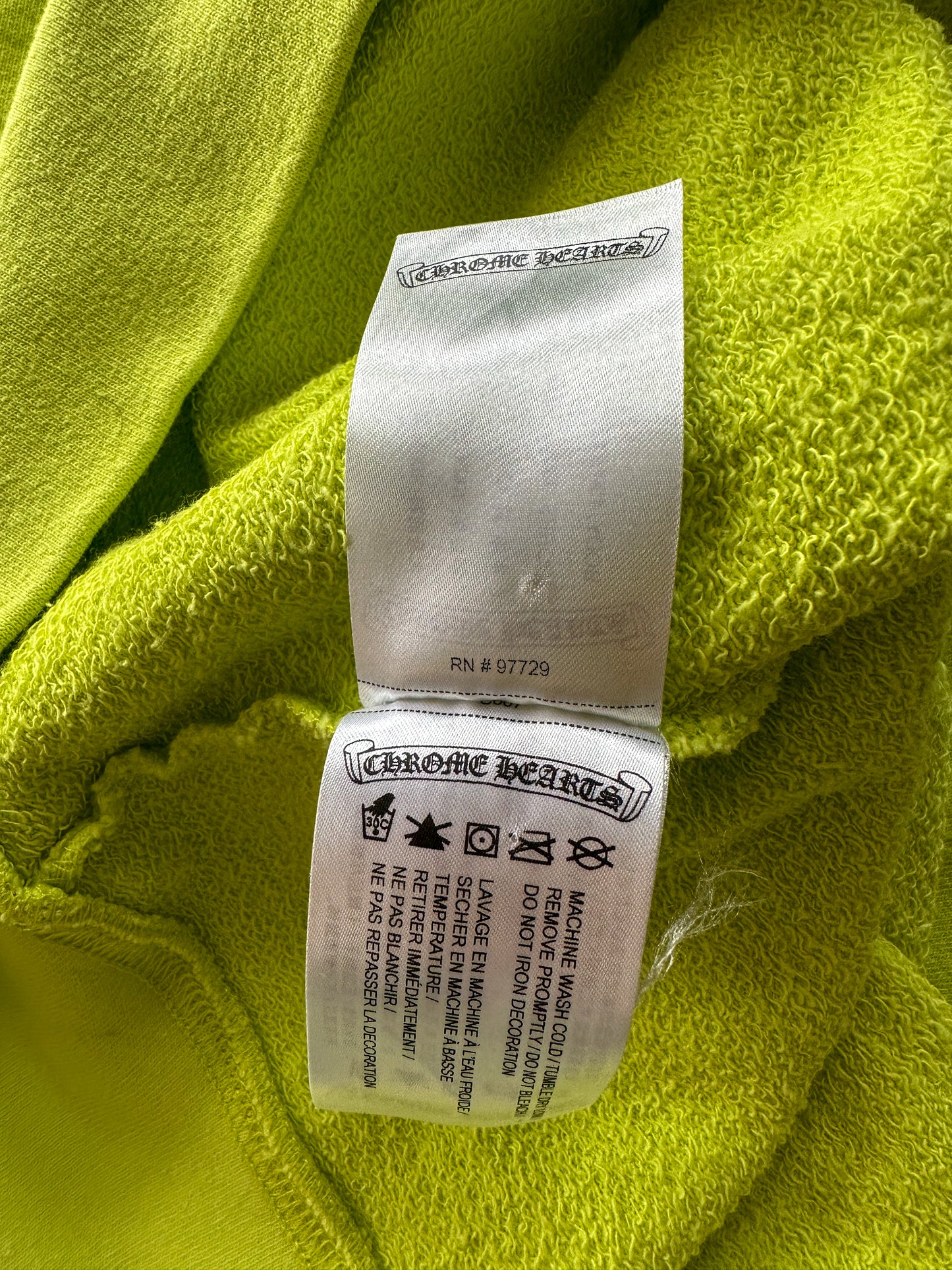Chrome Hearts Matty Boy Green Chainlink Sweater