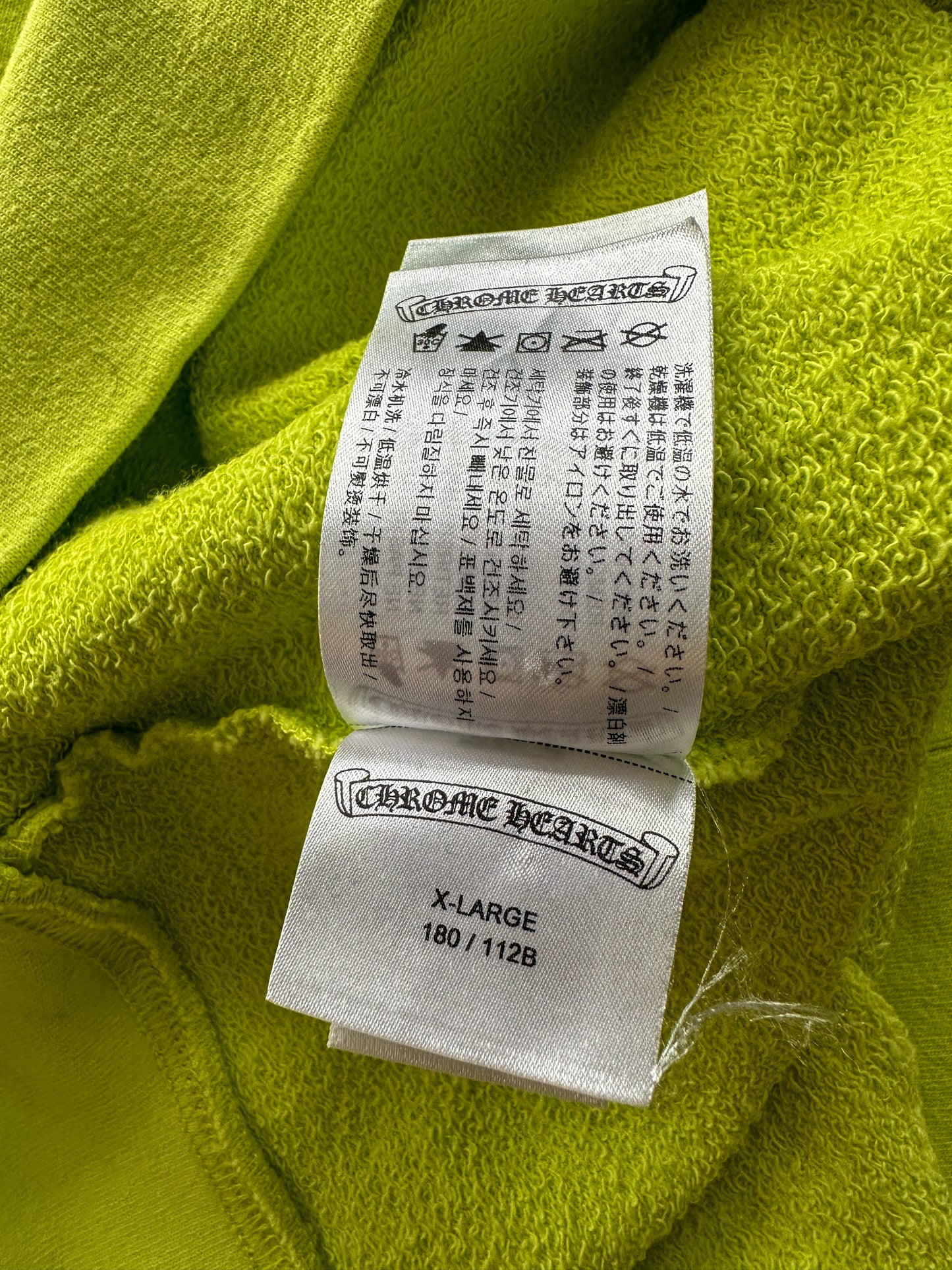Chrome Hearts Matty Boy Green Chainlink Sweater
