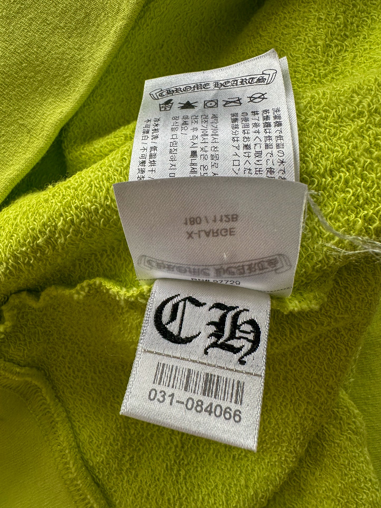 Chrome Hearts Matty Boy Green Chainlink Sweater