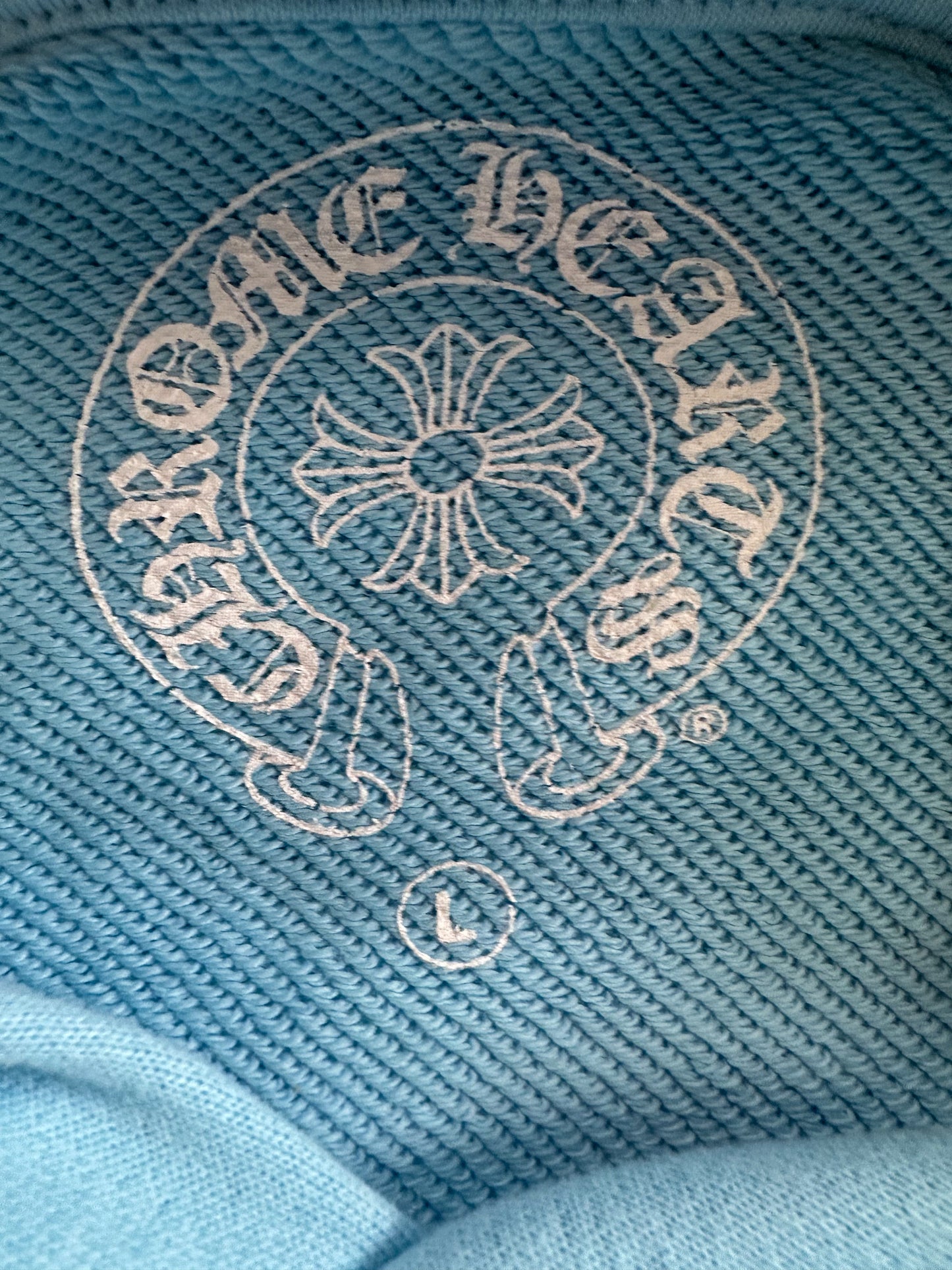 Chrome Hearts Blue Miami Art Basel Exclusive Hoodie