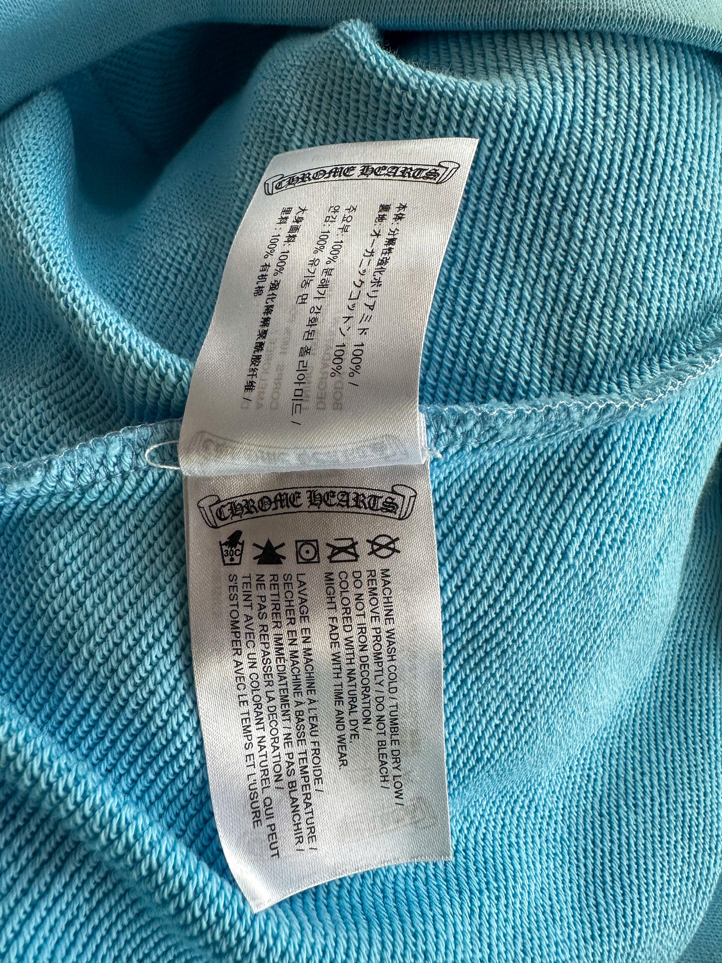 Chrome Hearts Blue Miami Art Basel Exclusive Hoodie