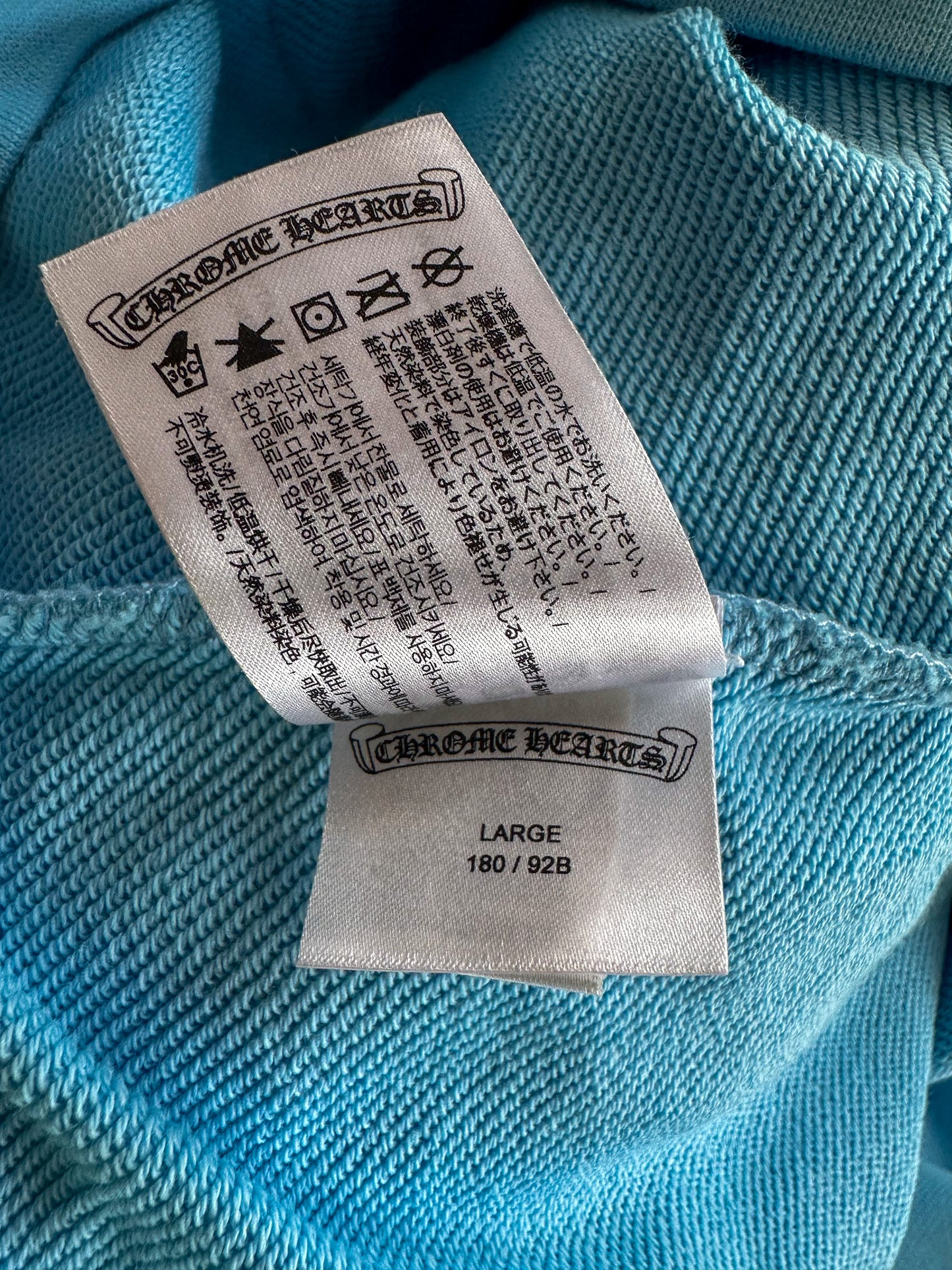 Chrome Hearts Blue Miami Art Basel Exclusive Hoodie