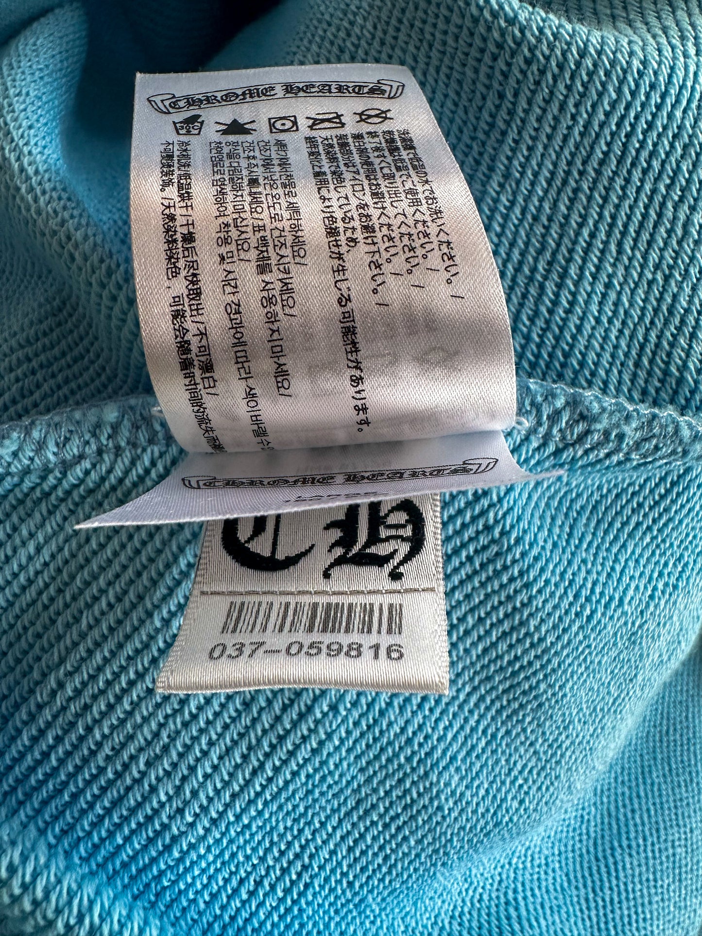 Chrome Hearts Blue Miami Art Basel Exclusive Hoodie