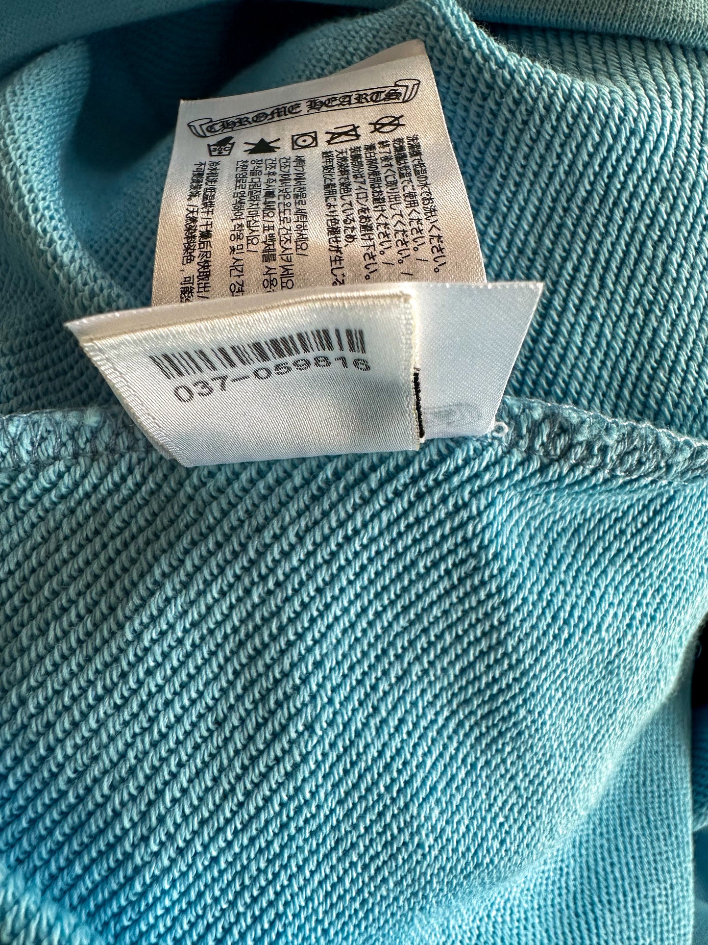 Chrome Hearts Blue Miami Art Basel Exclusive Hoodie