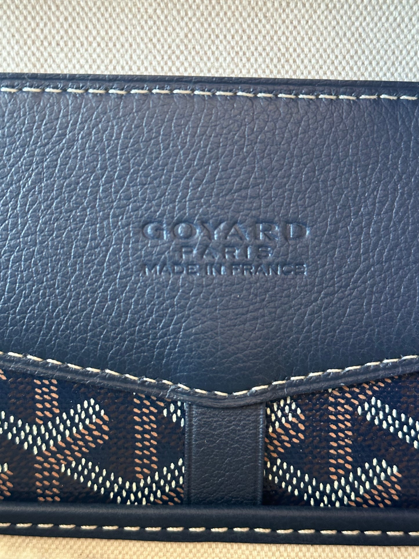 Goyard Navy Cisalpin Backpack