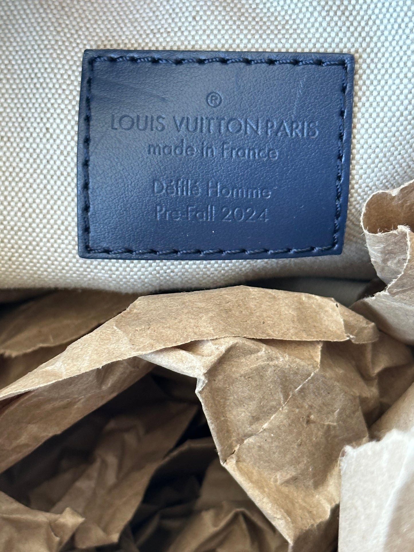 Louis Vuitton Navy & Blue Damier Keepall 50