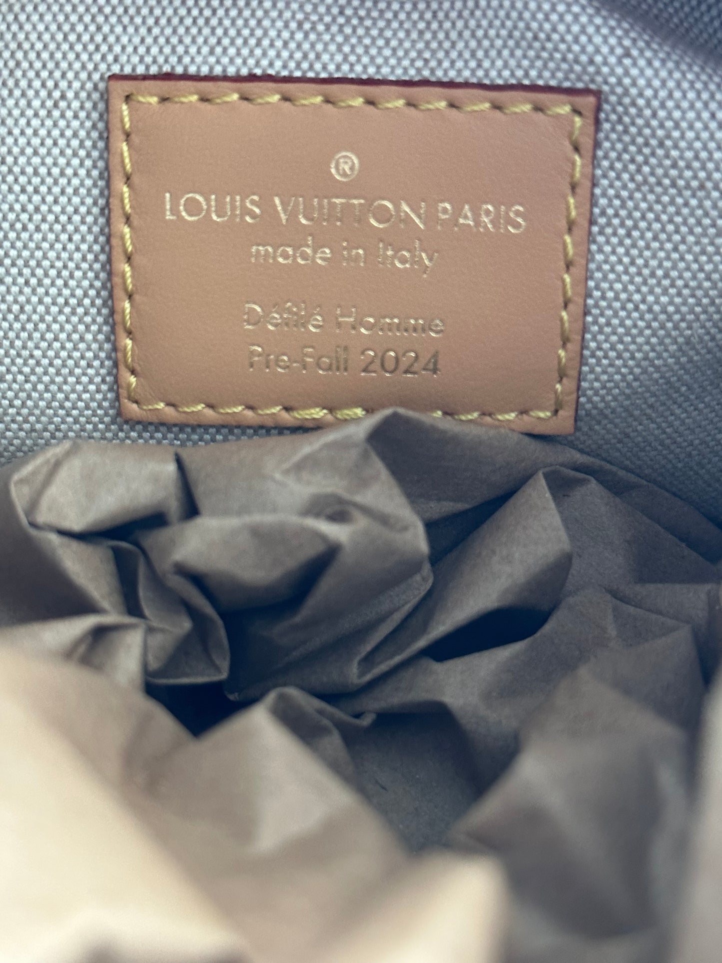 Louis Vuitton Blue Denim Damier Keepall 50