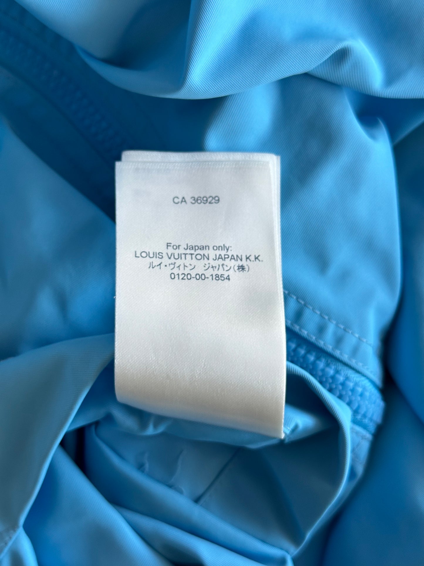 Louis Vuitton Blue Monogram Reversible Windbreaker