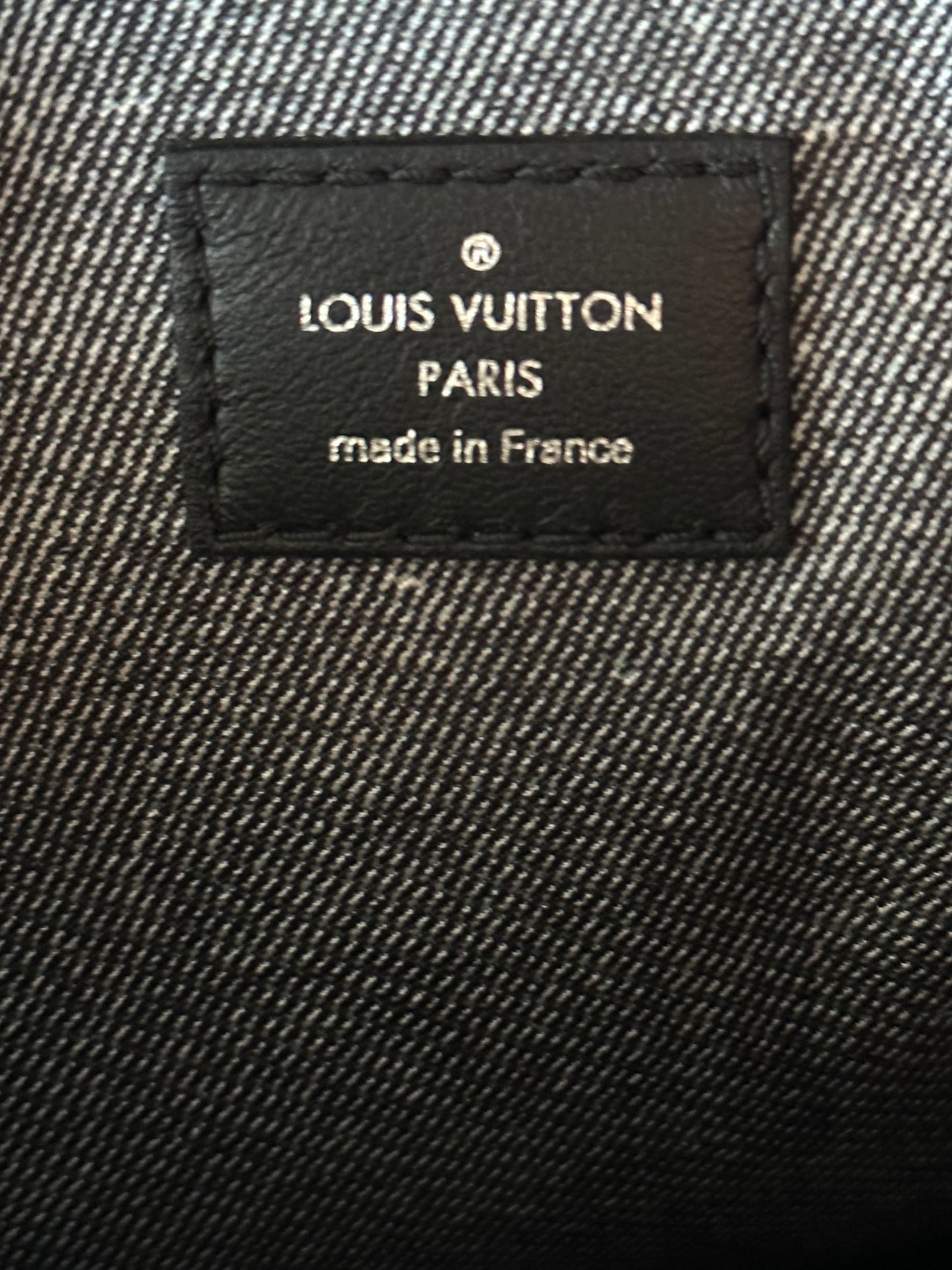 Louis Vuitton Black & Grey Monogram Coussin MM