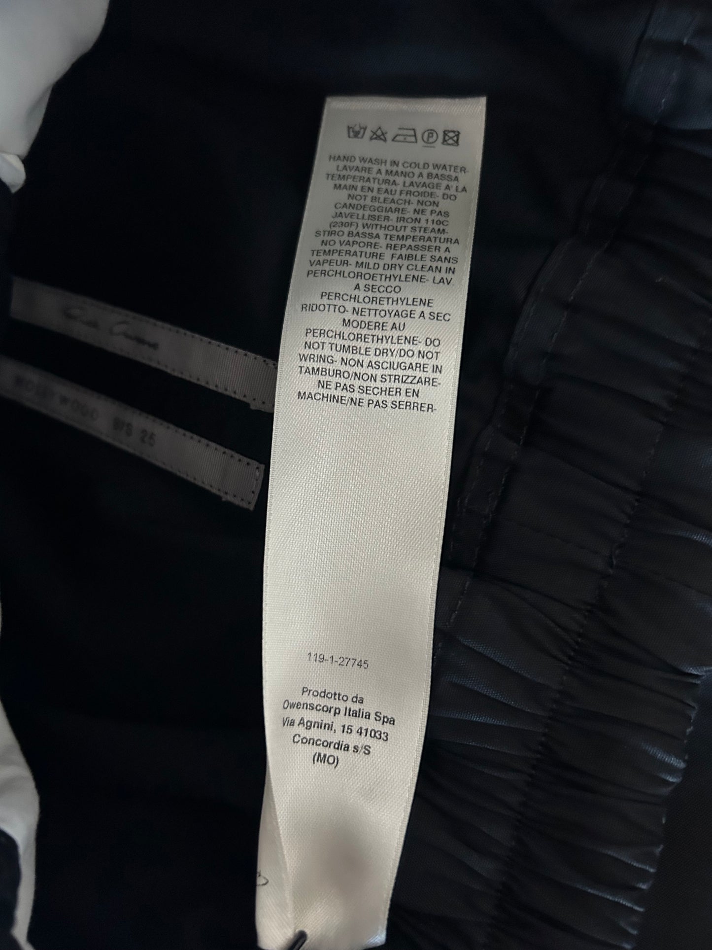 Rick Owens Black Hollywood Boxer Shorts