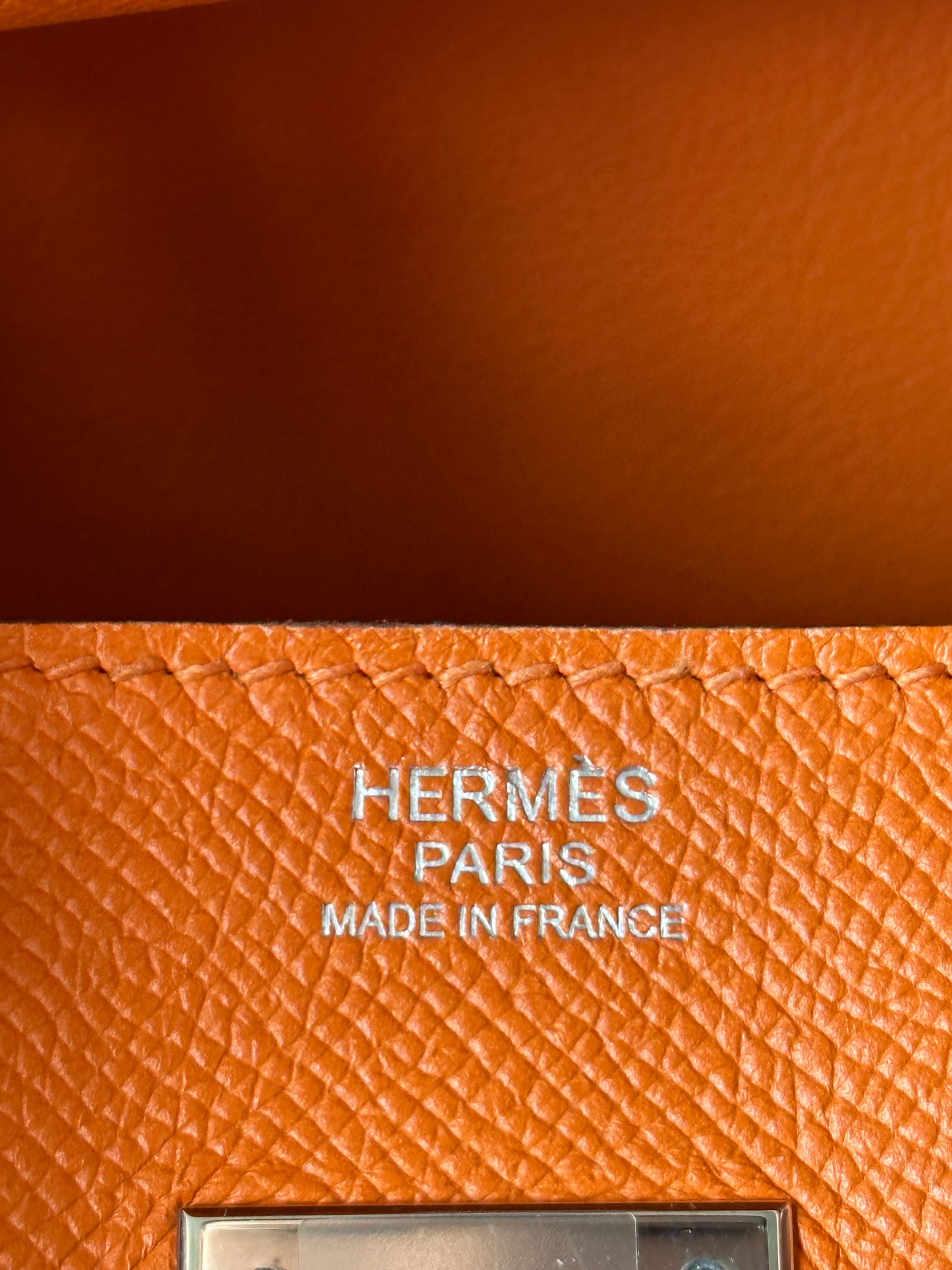 Hermes Orange Epsom Birkin 30