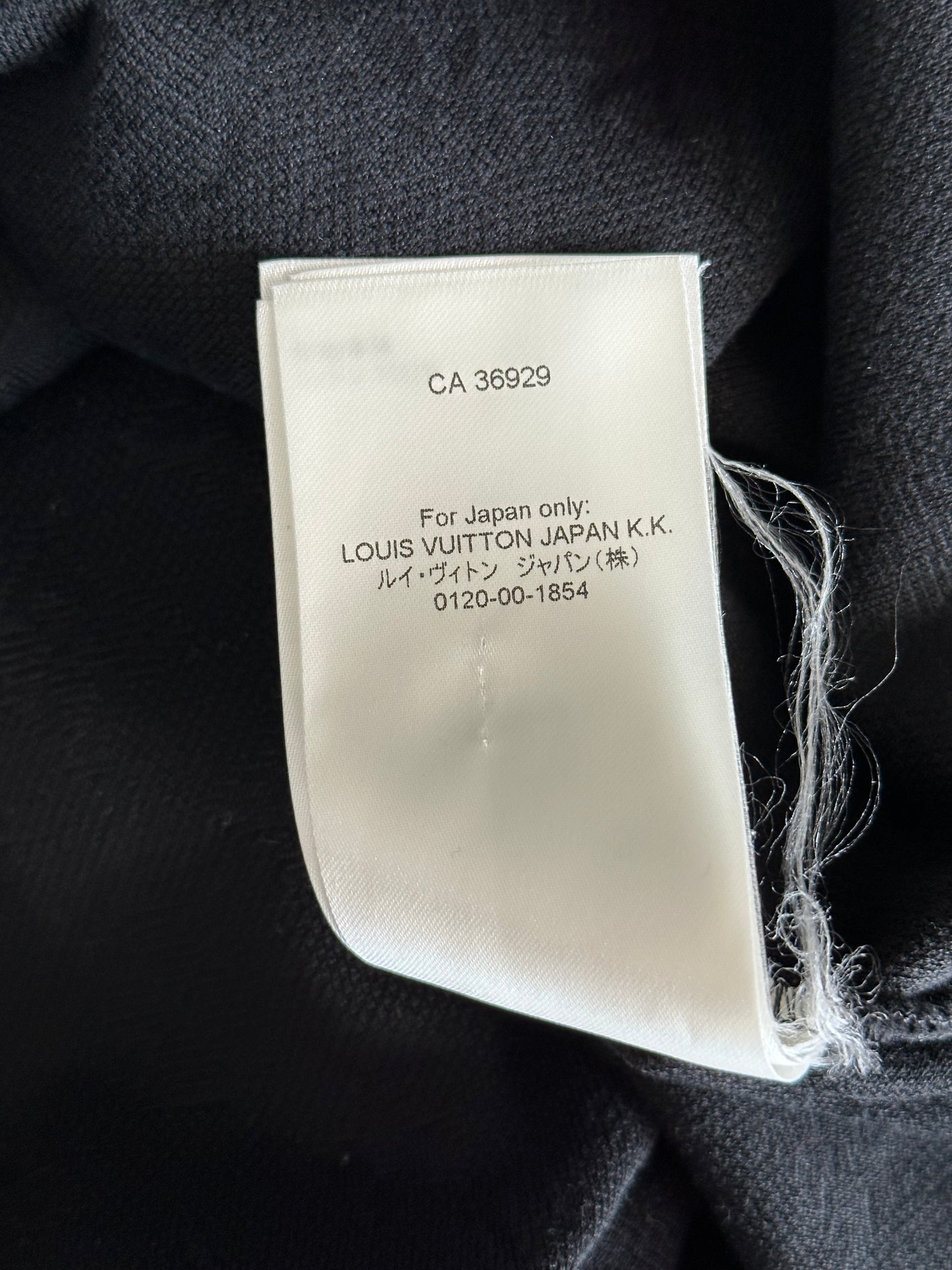 Louis Vuitton Black Monogram Pocket T-Shirt