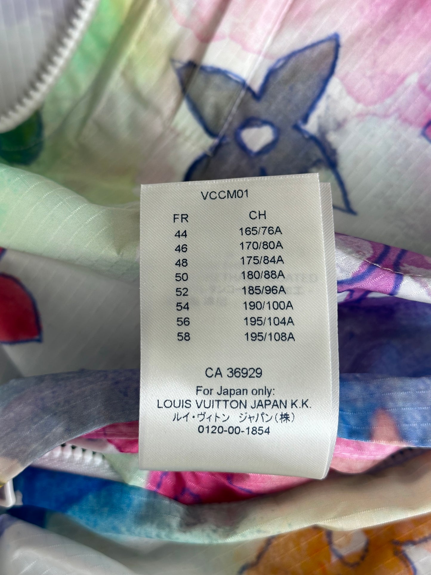 Louis Vuitton Multicolor Watercolor Monogram Windbreaker