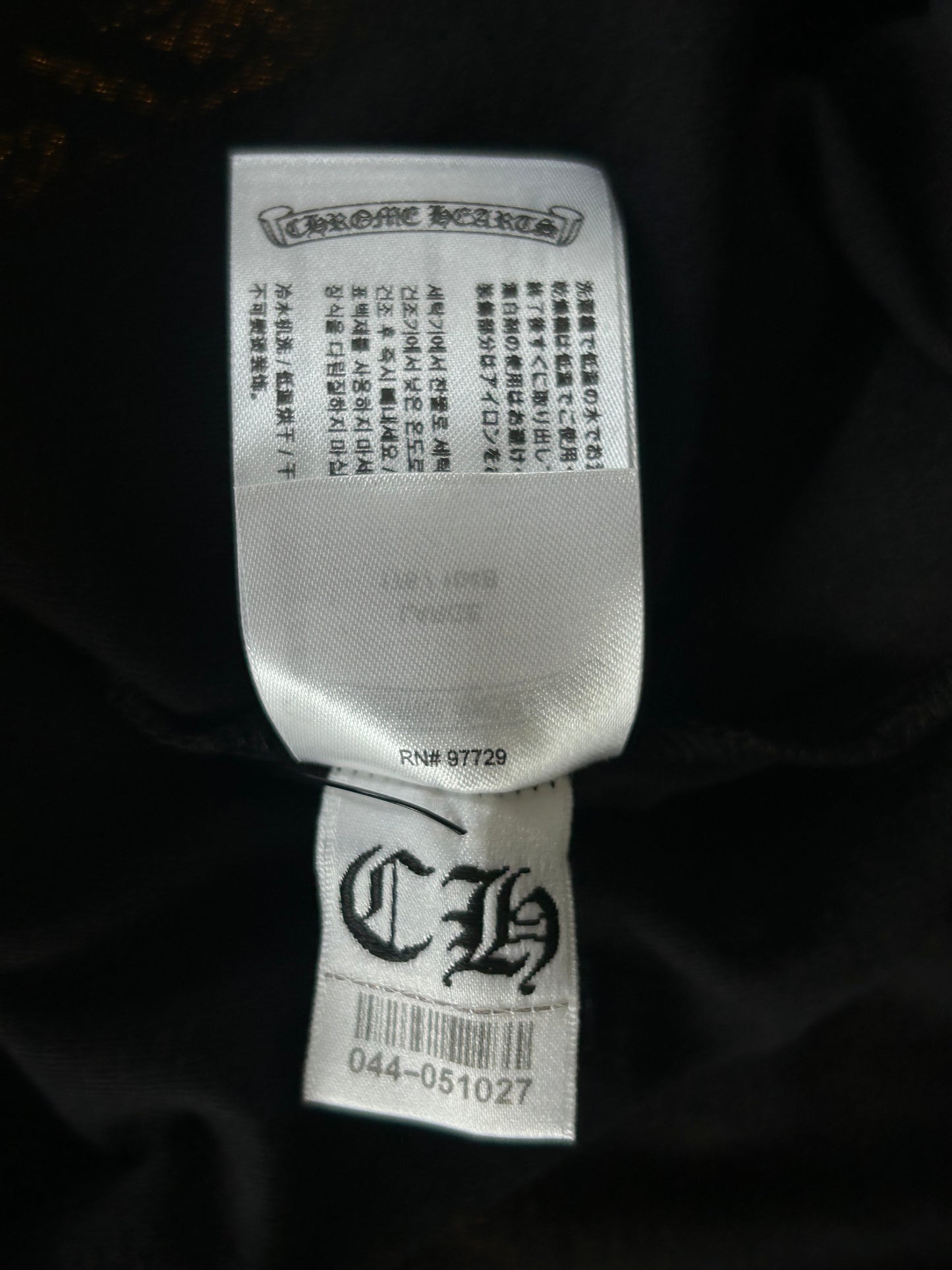 Chrome Hearts Black Miami Exclusive Cross Logo Longsleeve T-Shirt
