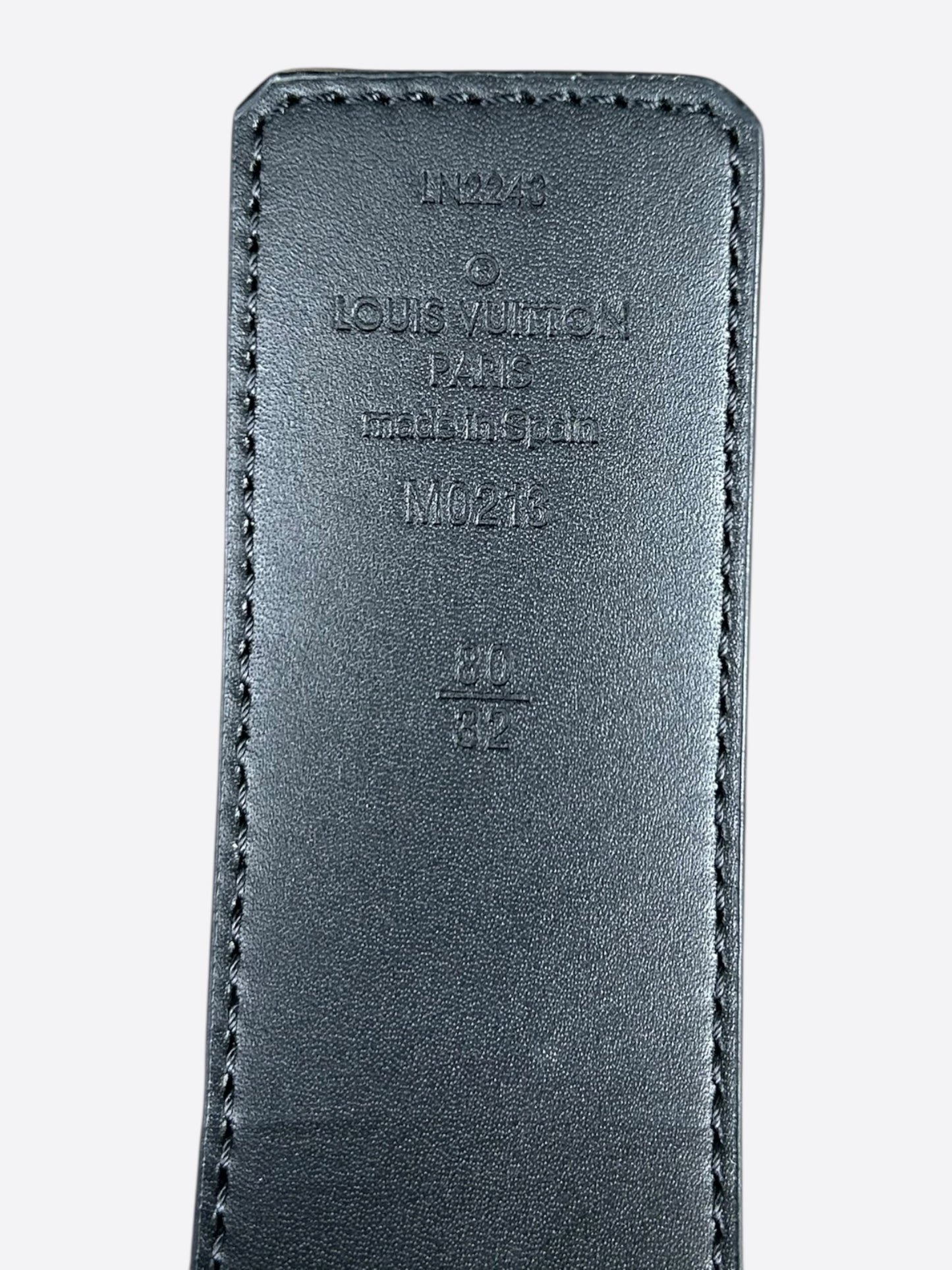 Louis Vuitton Damier Graphite Belt