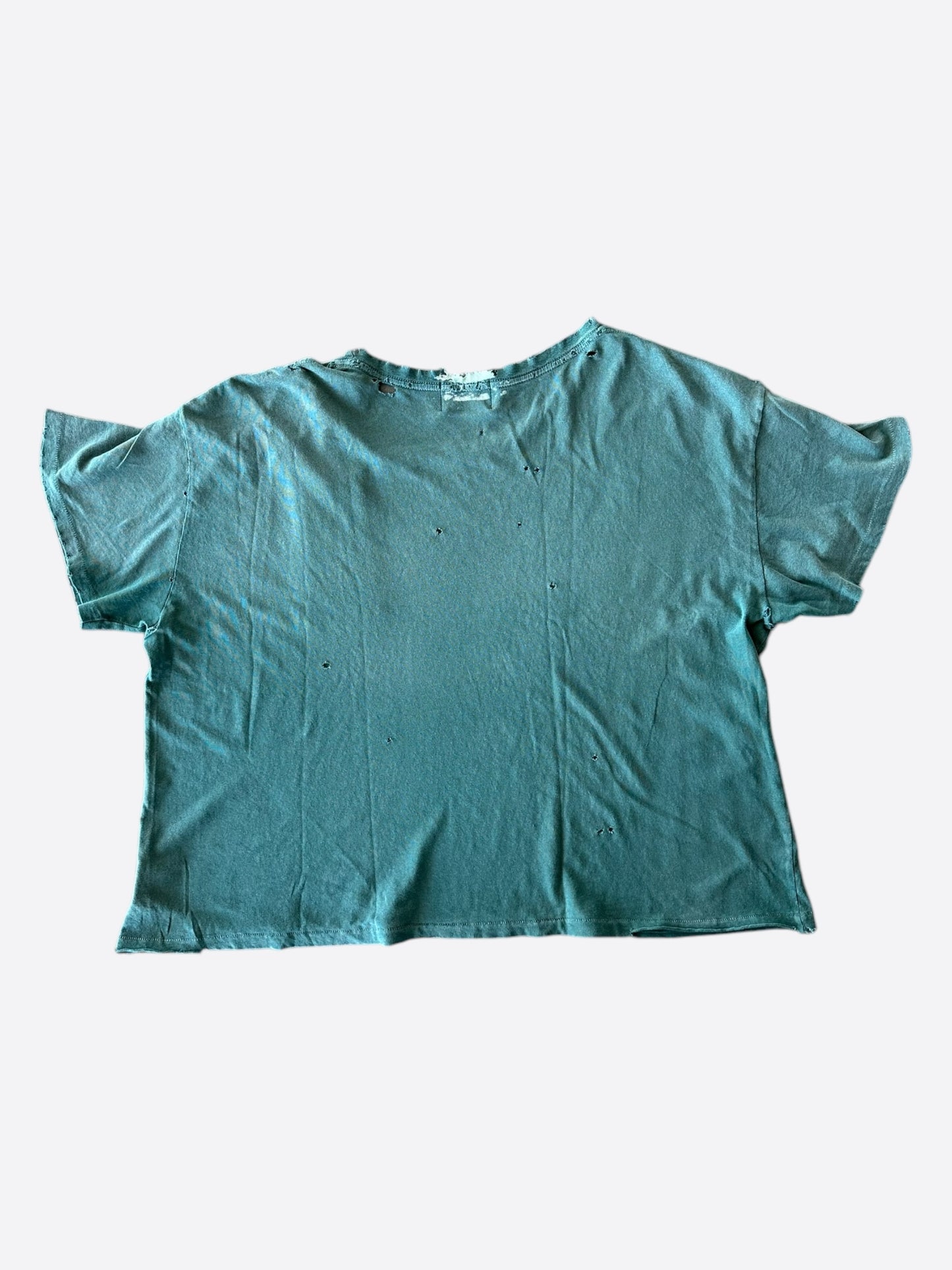 Enfants Riches Deprimes Faded Green & White Classic Logo T-Shirt