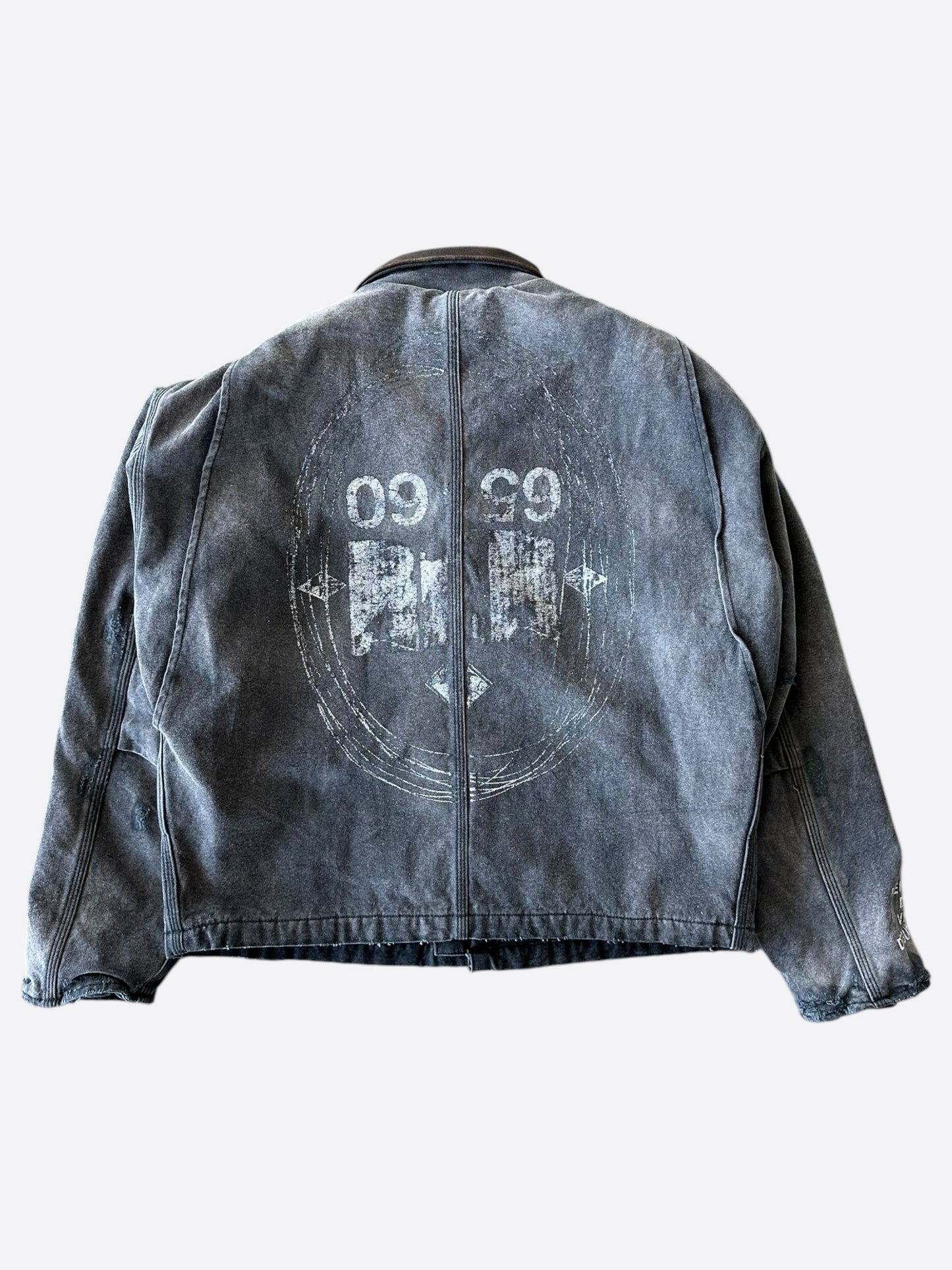 Enfants Riches Deprimes Faded Black Canvas Work Jacket