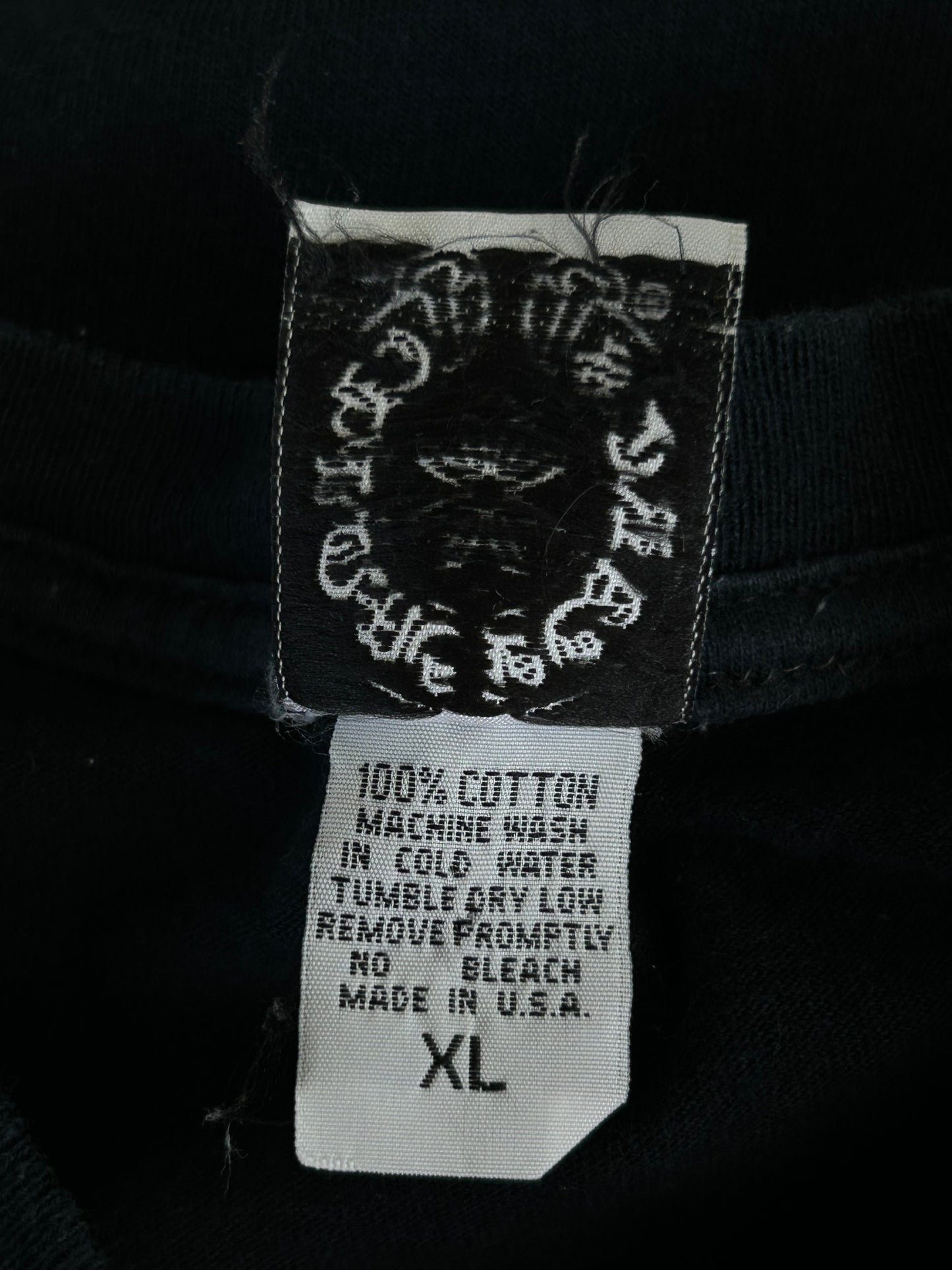 Chrome Hearts Black & White Foti Graphic T-Shirt