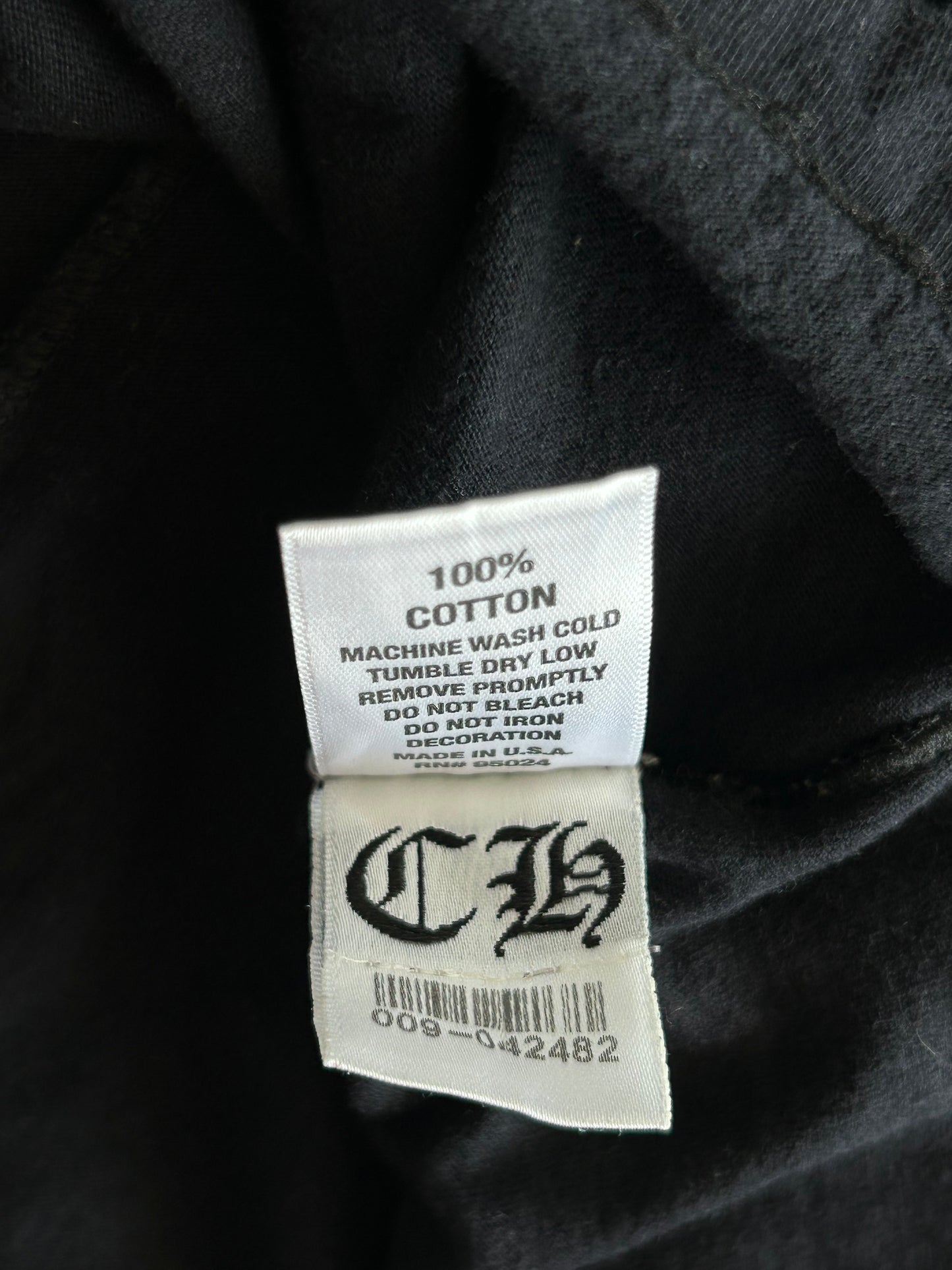 Chrome Hearts London Exclusive Black & White Horseshoe Logo T-Shirt