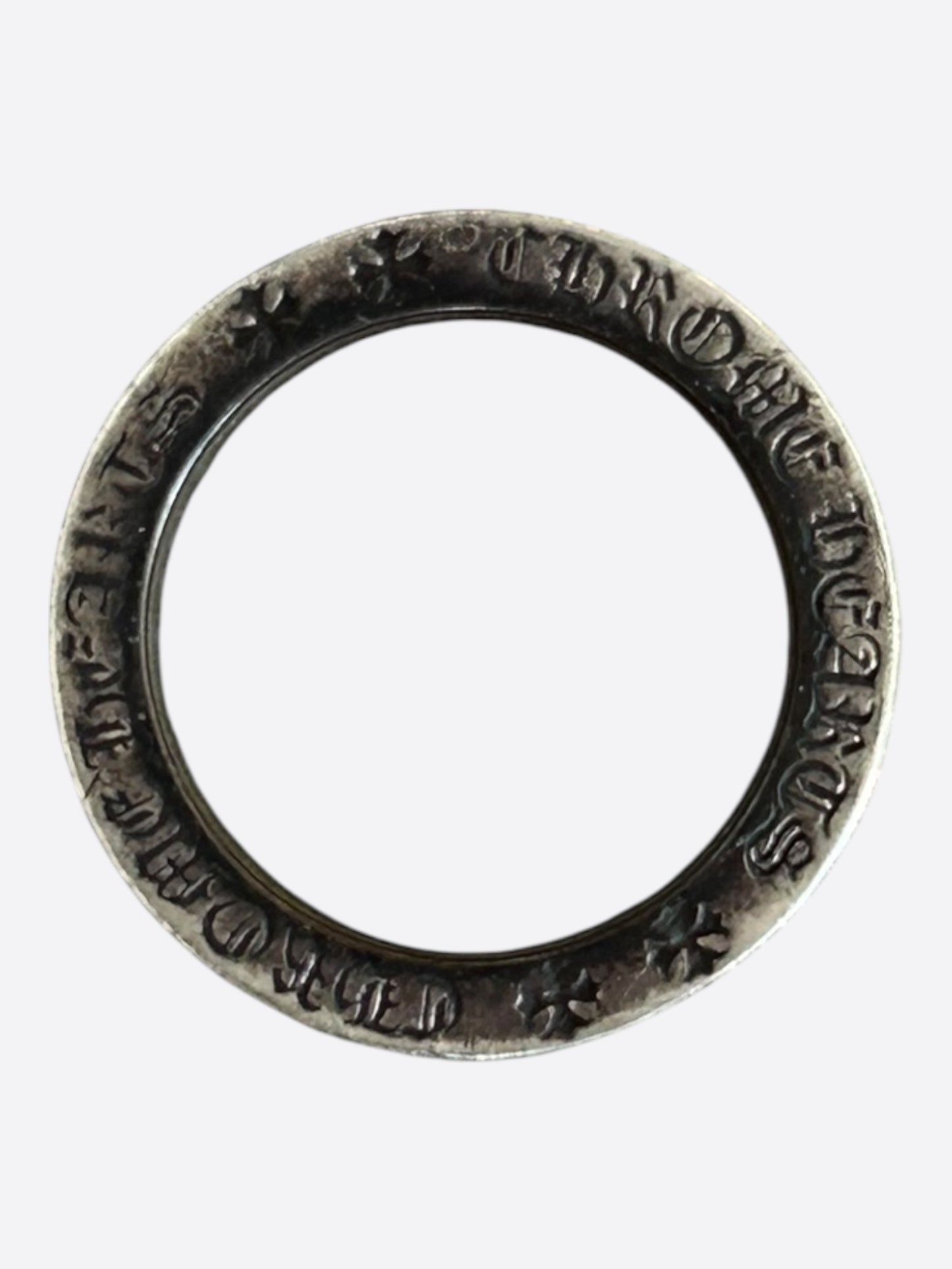 Chrome Hearts Silver Tiny Plus Ring