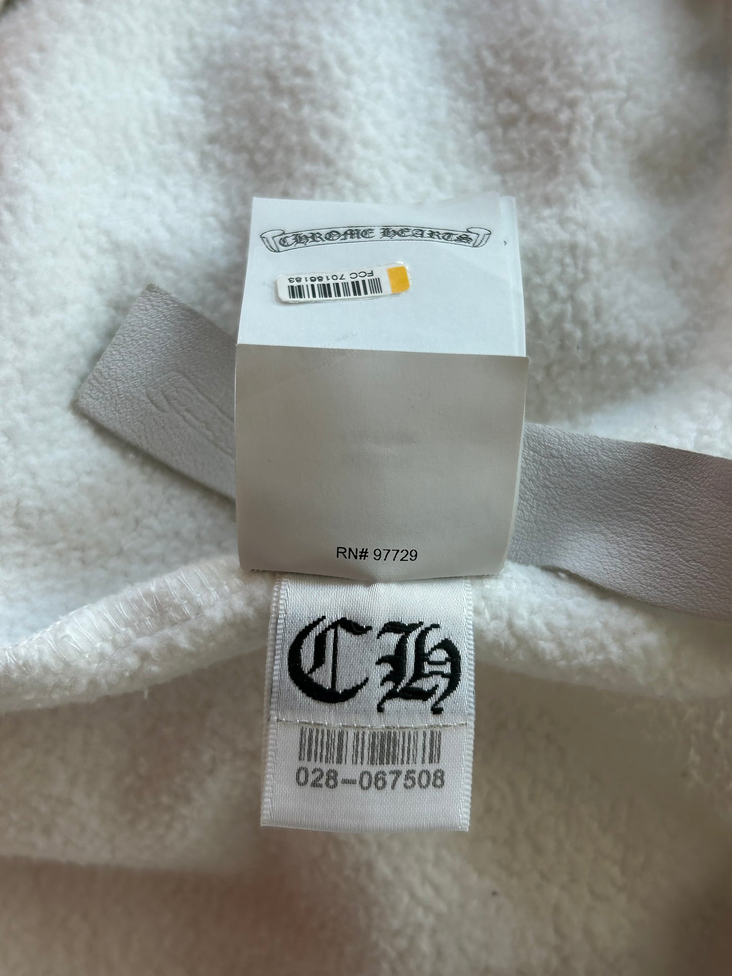 Chrome Hearts White Cross Patch Sweatpants