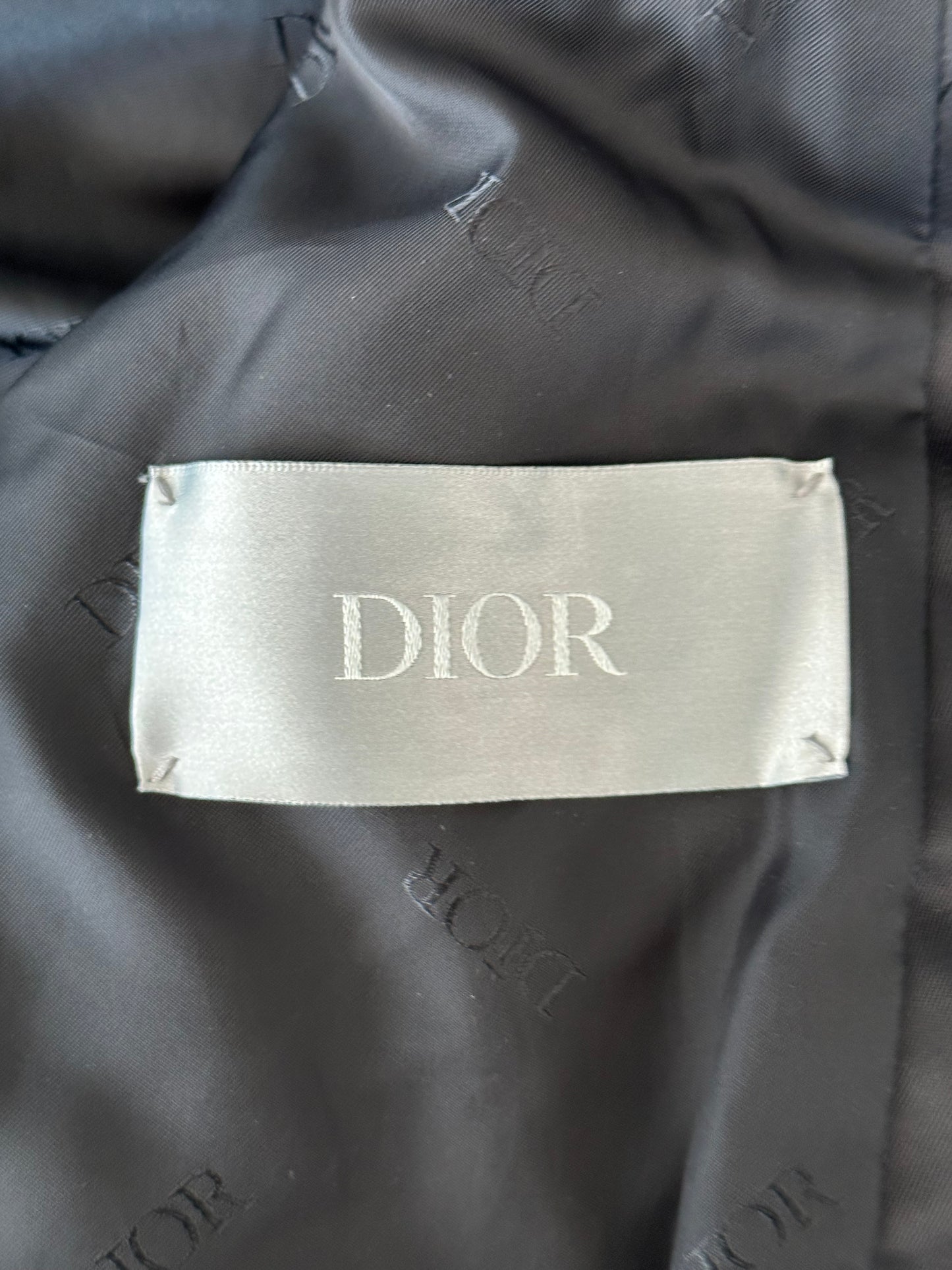 Dior Judy Blame Navy & Black Split Bomber Jacket