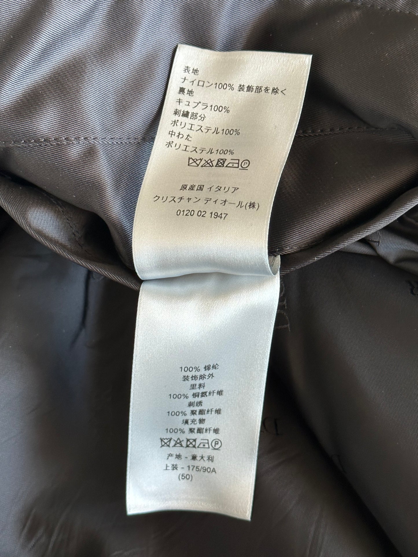 Dior Judy Blame Navy & Black Split Bomber Jacket