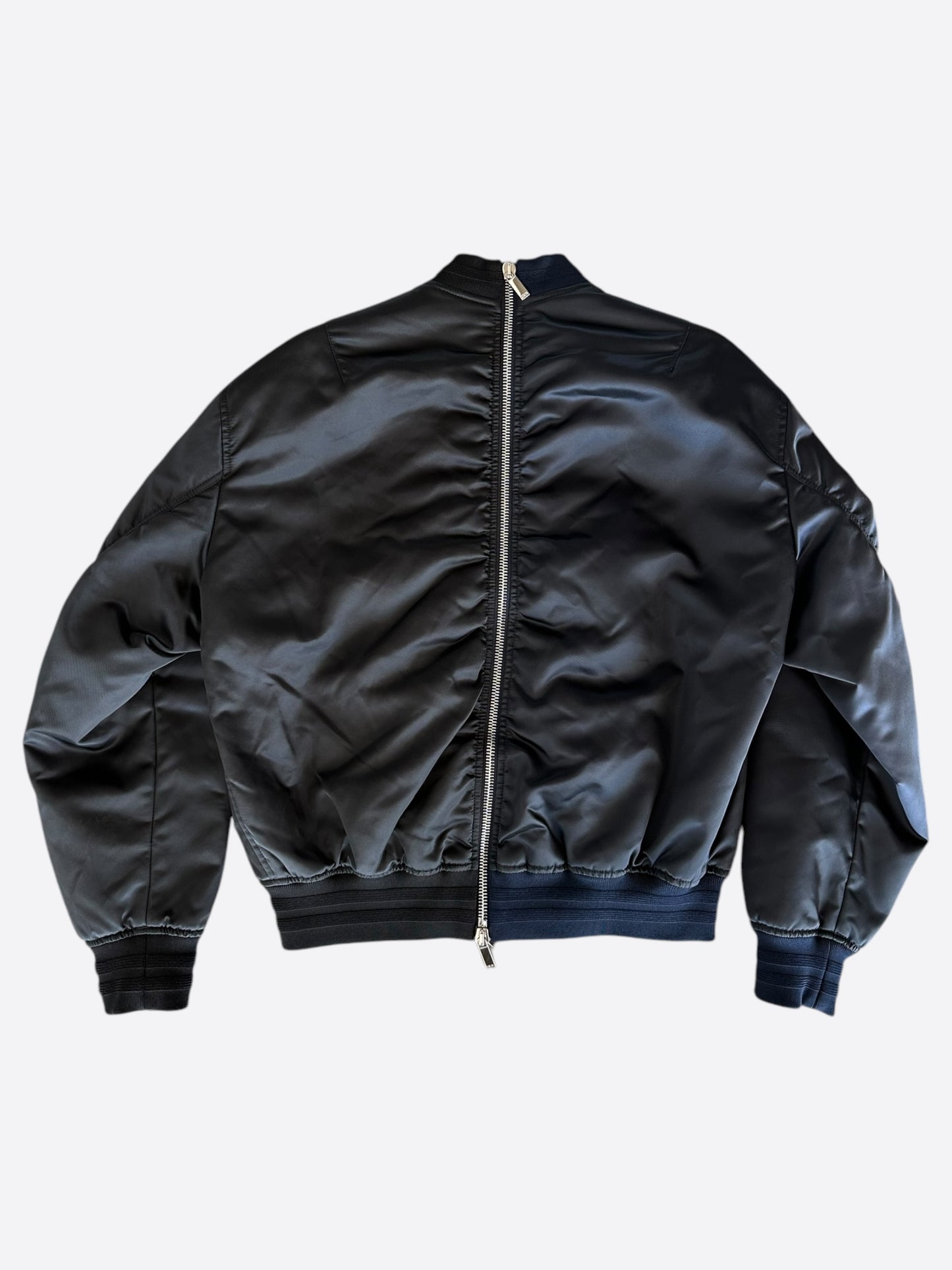 Dior Judy Blame Navy & Black Split Bomber Jacket