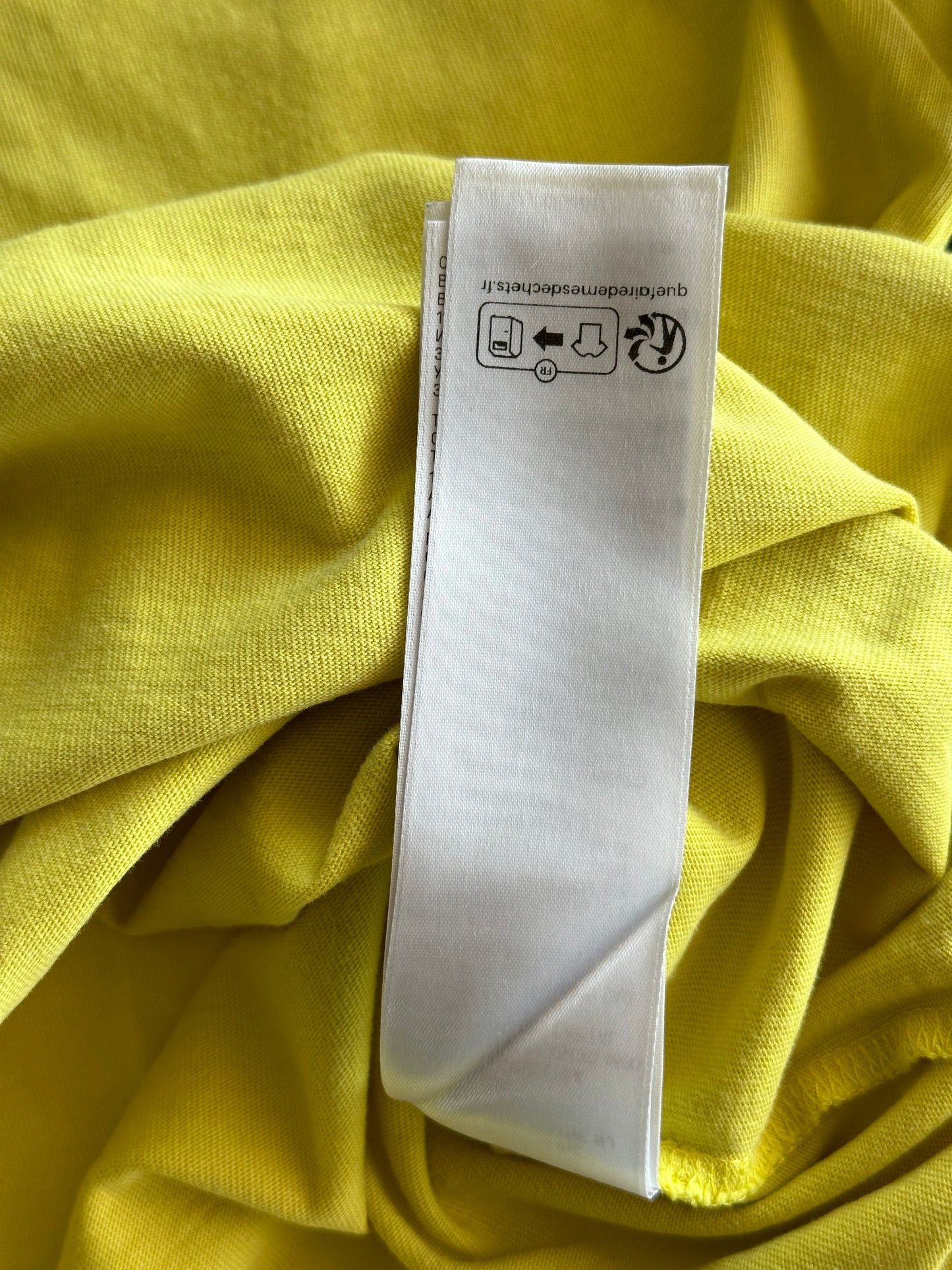 Balenciaga Yellow & Blue Flame Logo T-Shirt