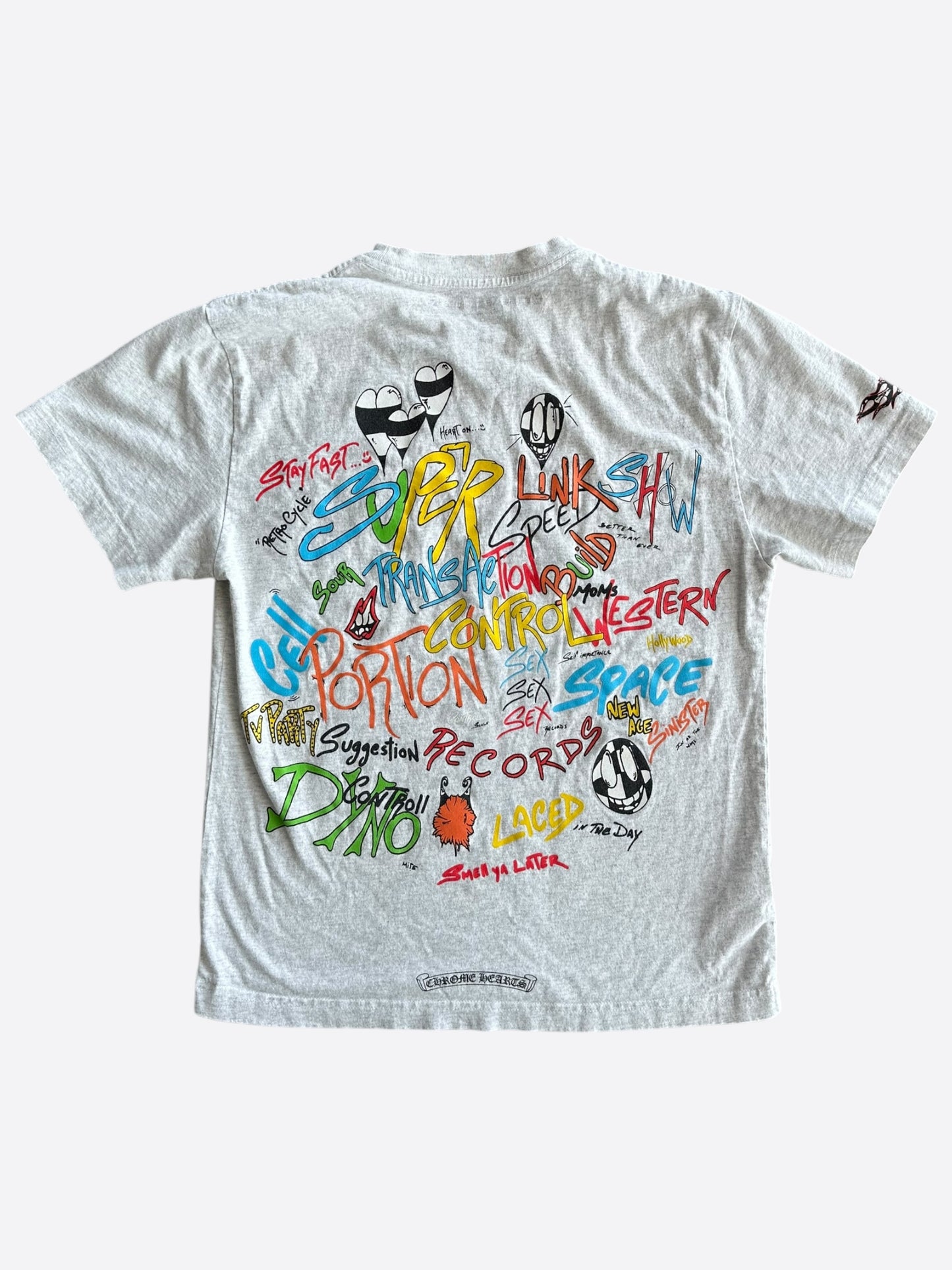 Chrome Hearts Matty Boy Grey Brain T-Shirt