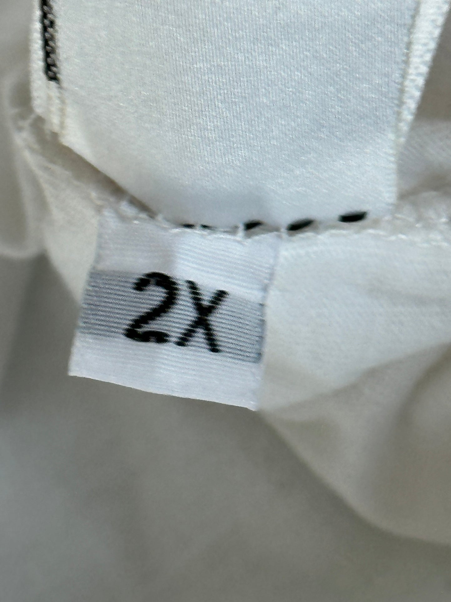 Chrome Hearts White & Black Horseshoe Logo Polo T-Shirt