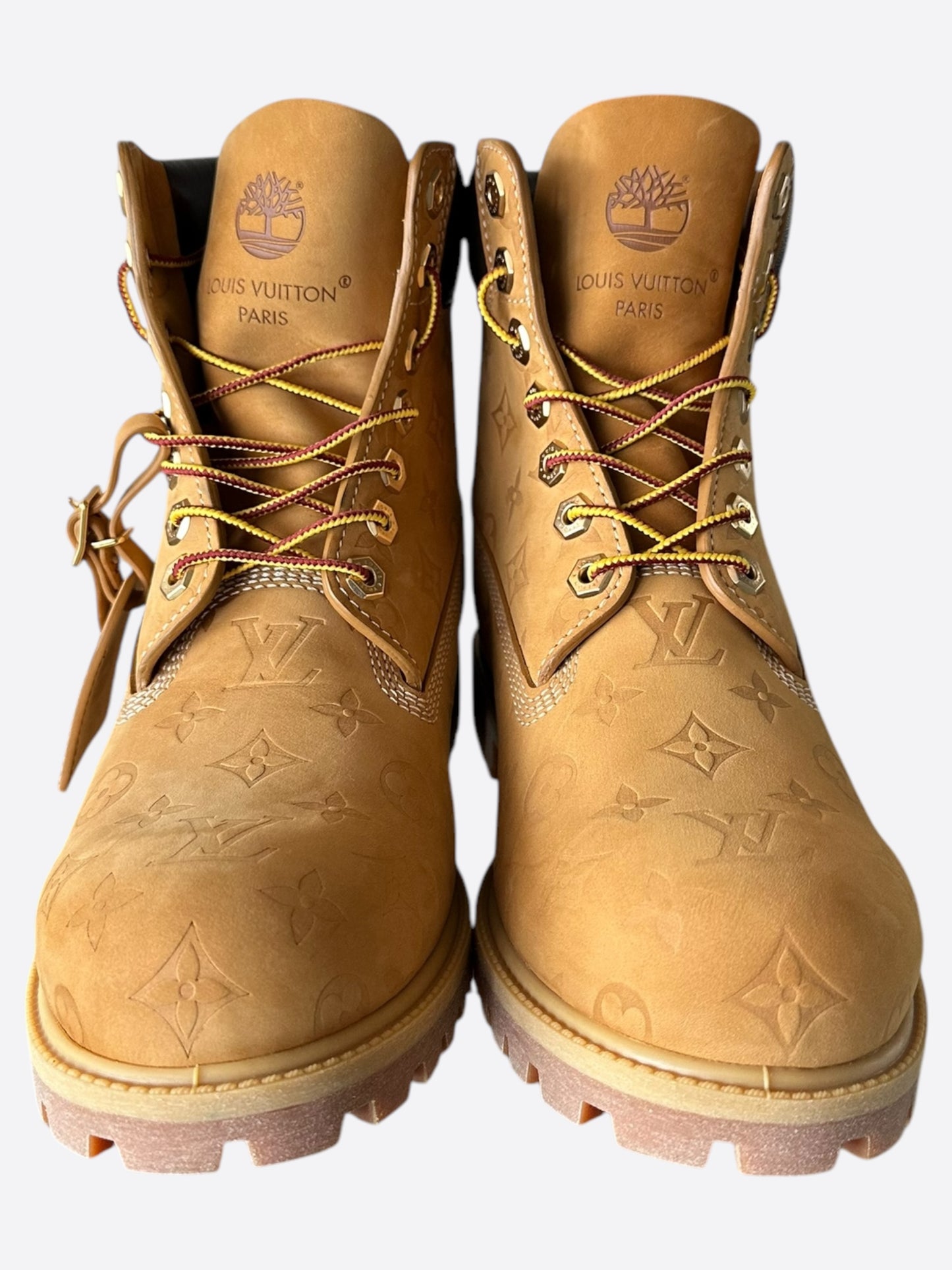 Louis Vuitton Timberland Wheat Monogram Boots