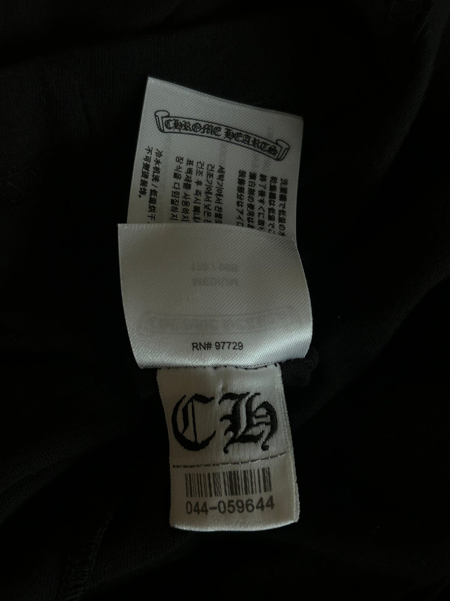 Chrome Hearts Black Miami Exclusive Cross Logo Longsleeve T-Shirt