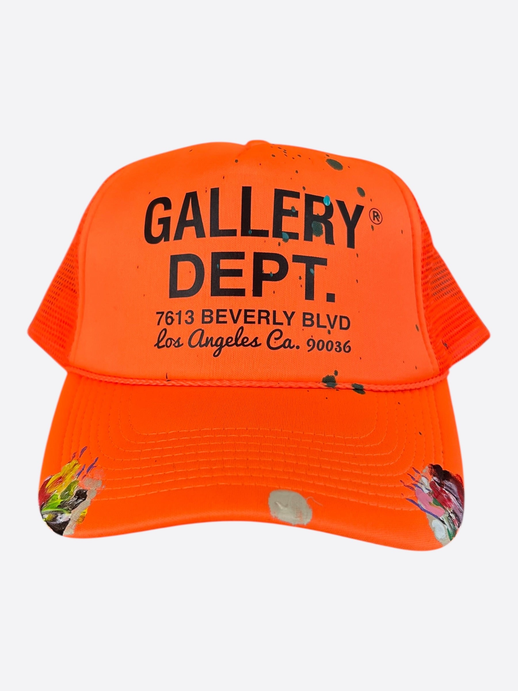 Gallery Dept Orange & Black Workshop Logo Trucker Hat – Savonches