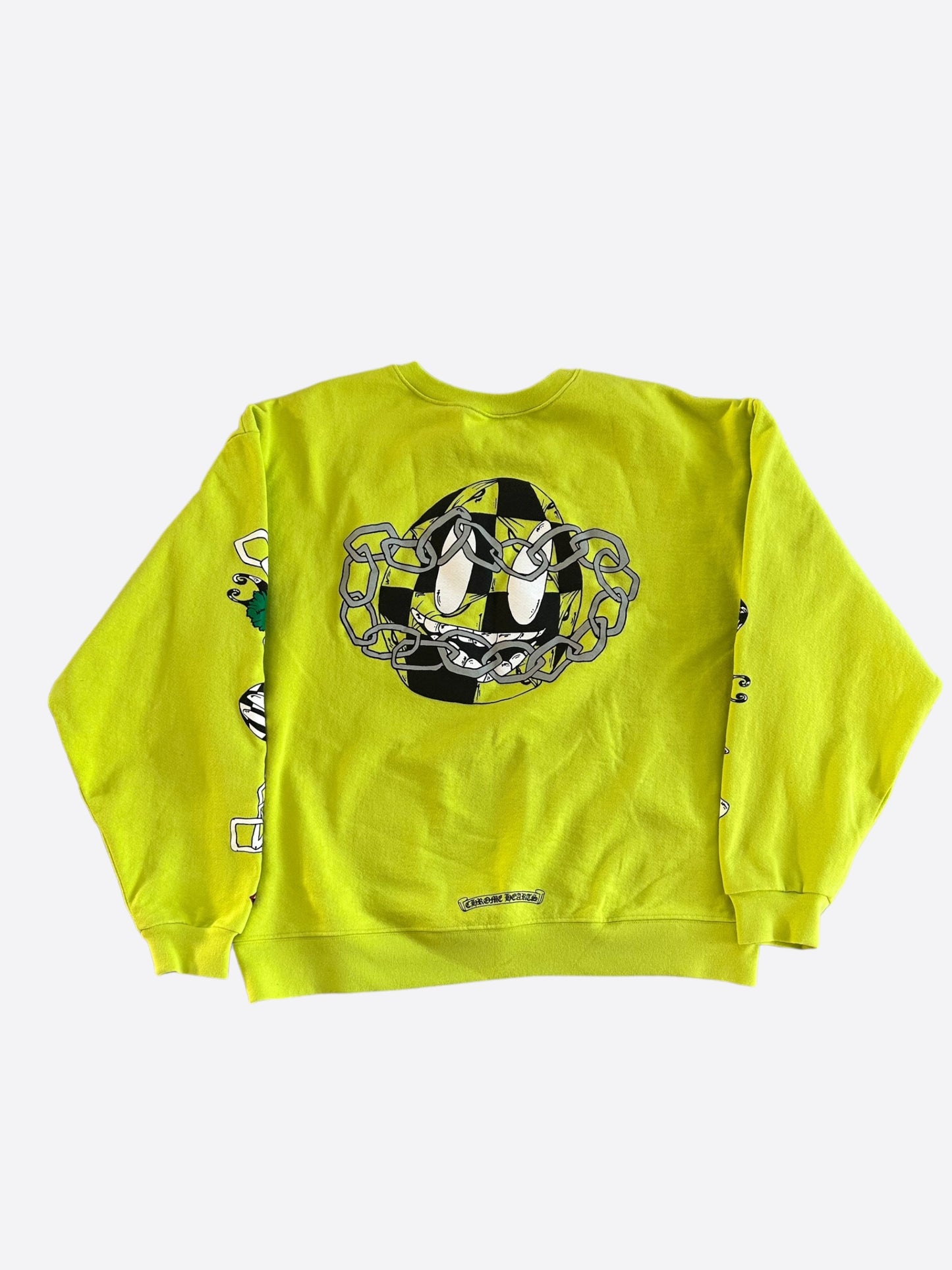 Chrome Hearts Matty Boy Green Chainlink Sweater
