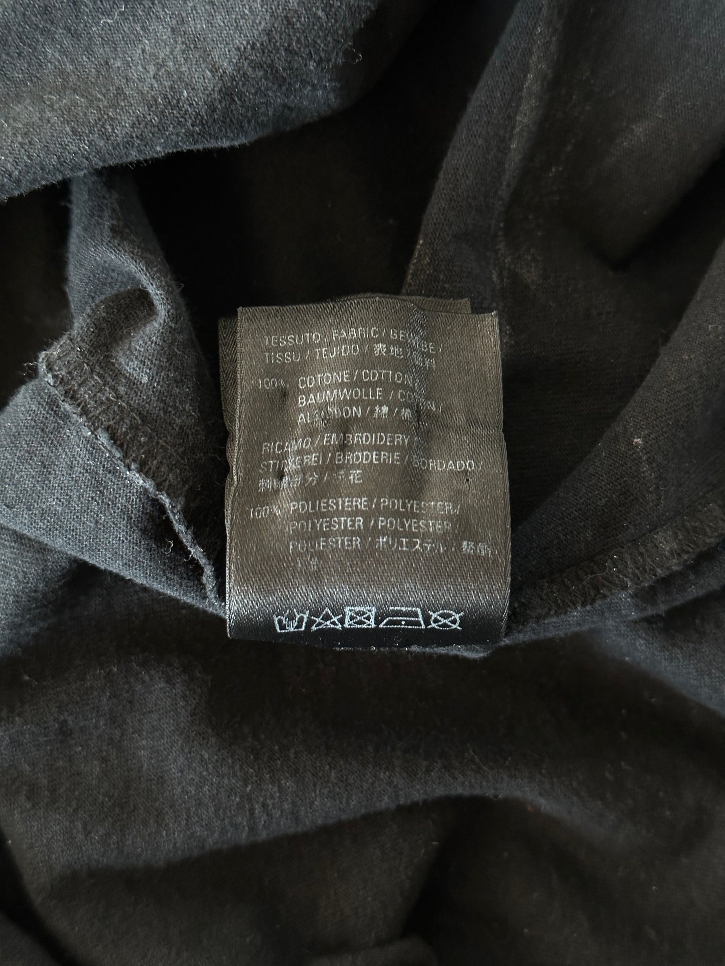 Balenciaga Black Rainbow Logo T-Shirt