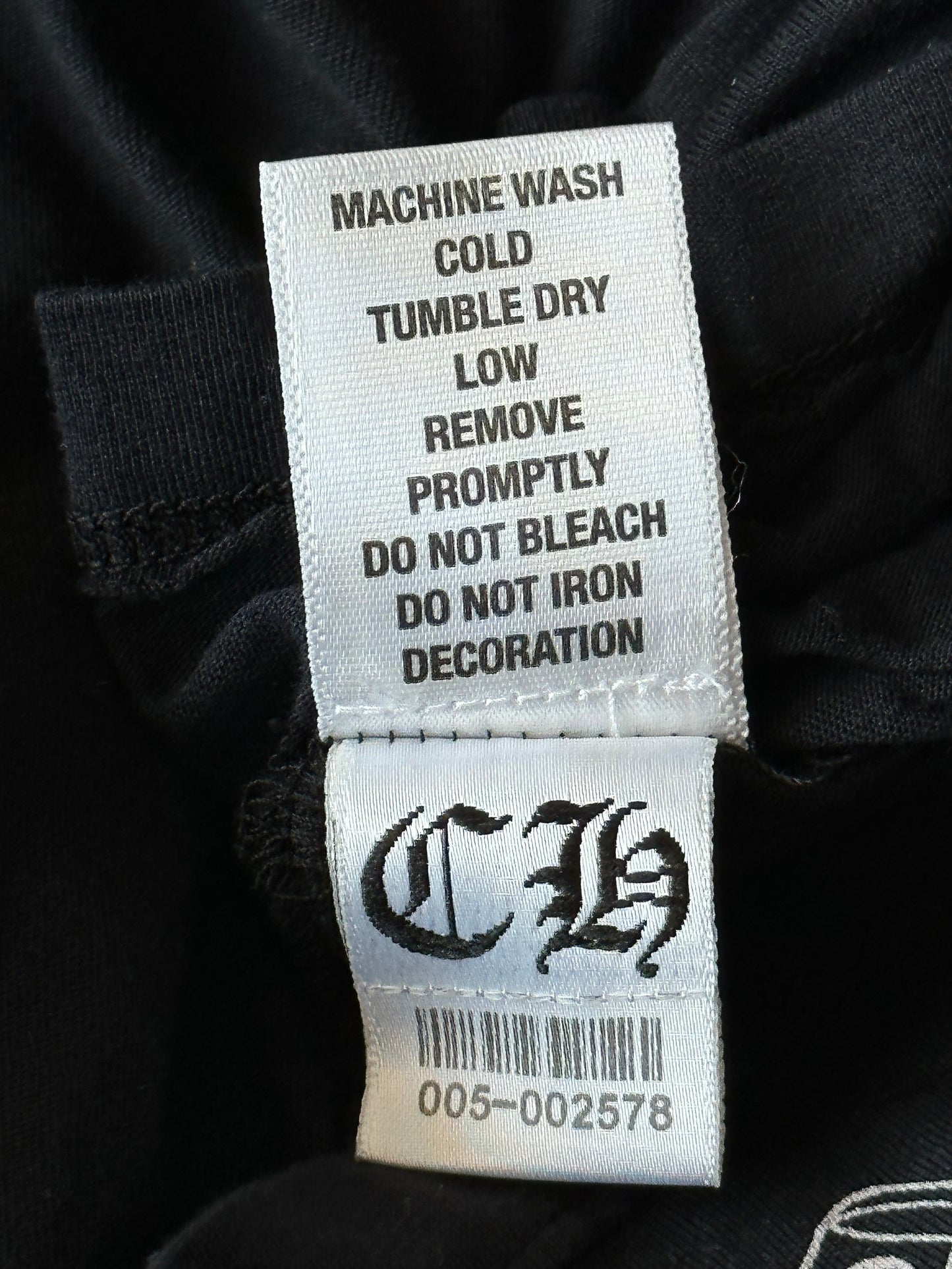 Chrome Hearts Black & White Cross Logo Longsleeve T-Shirt