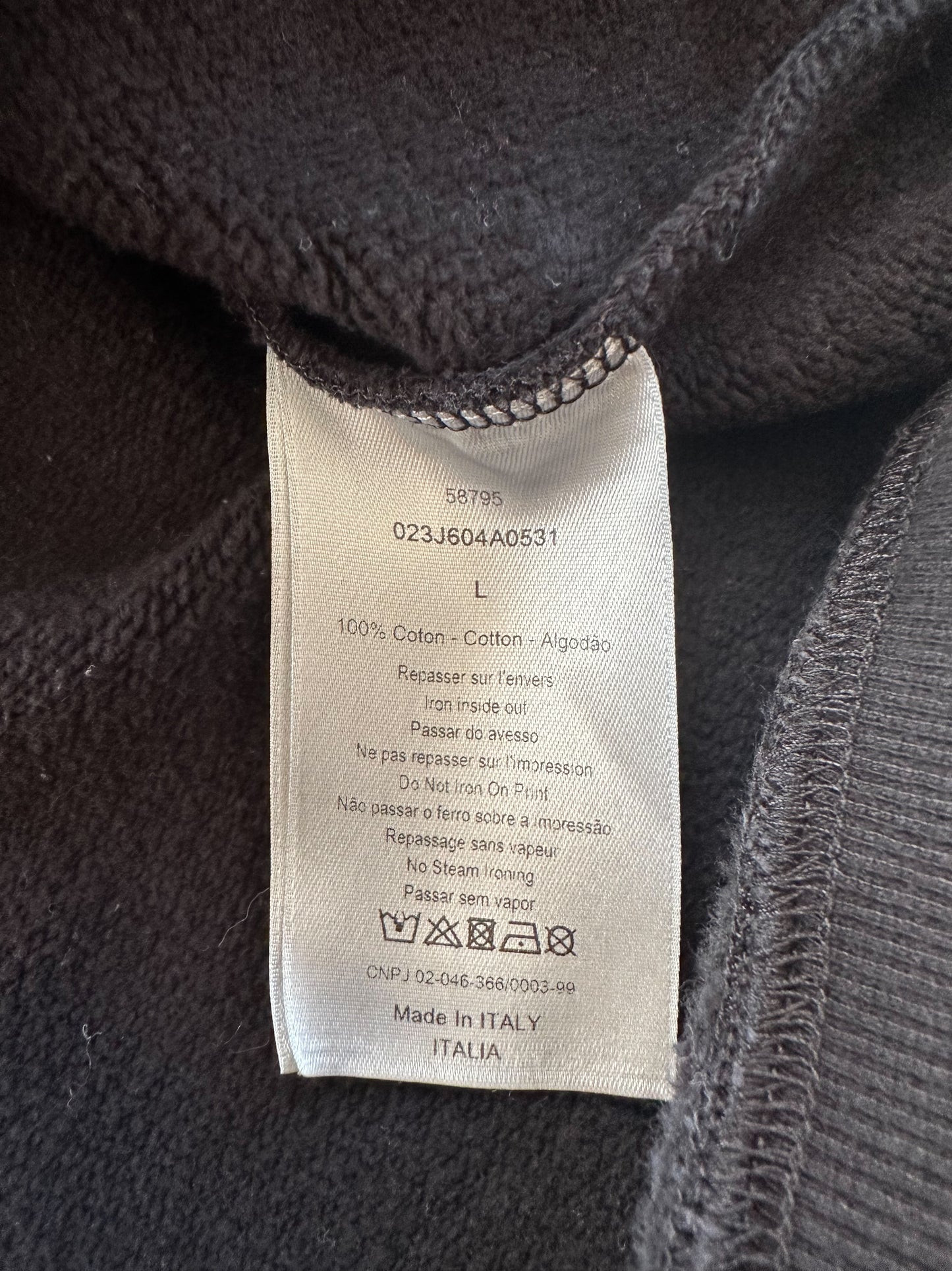 Dior Daniel Arsham Black Logo Sweater
